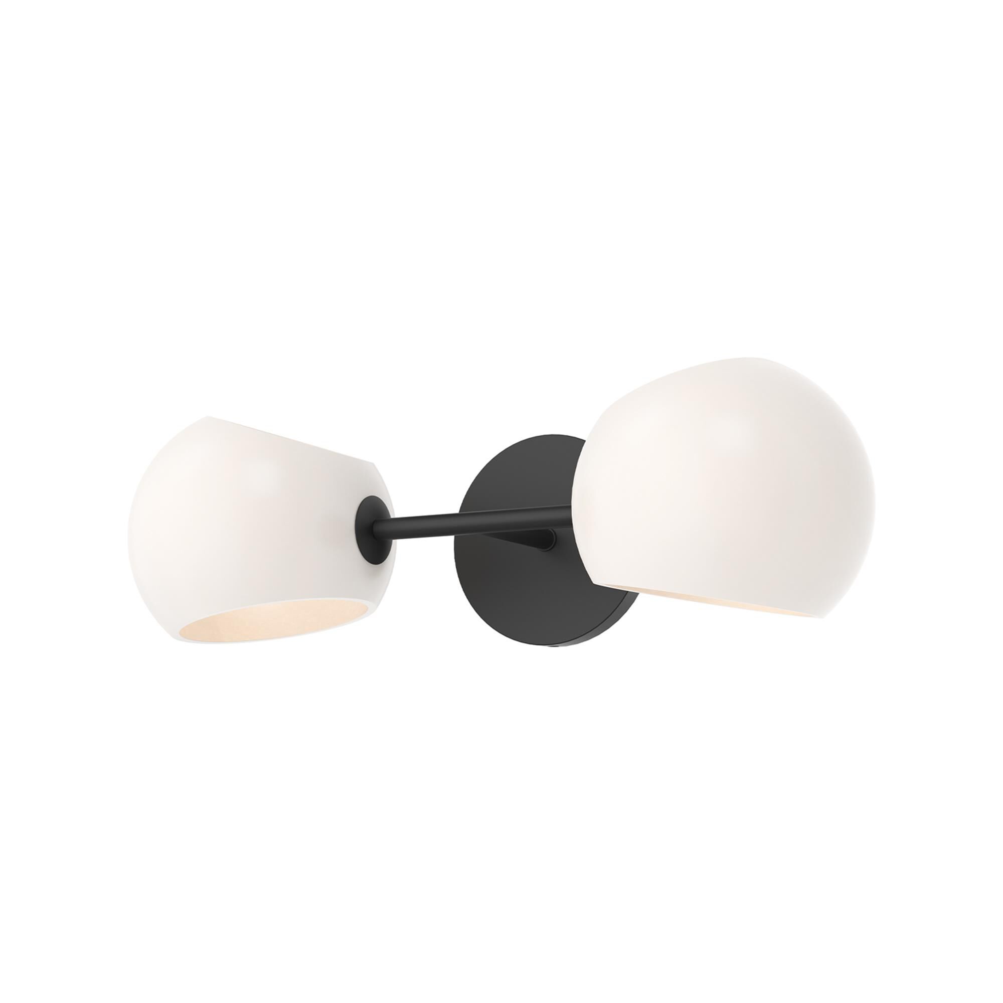 Shown in Matte Black finish and Opal Matte glass