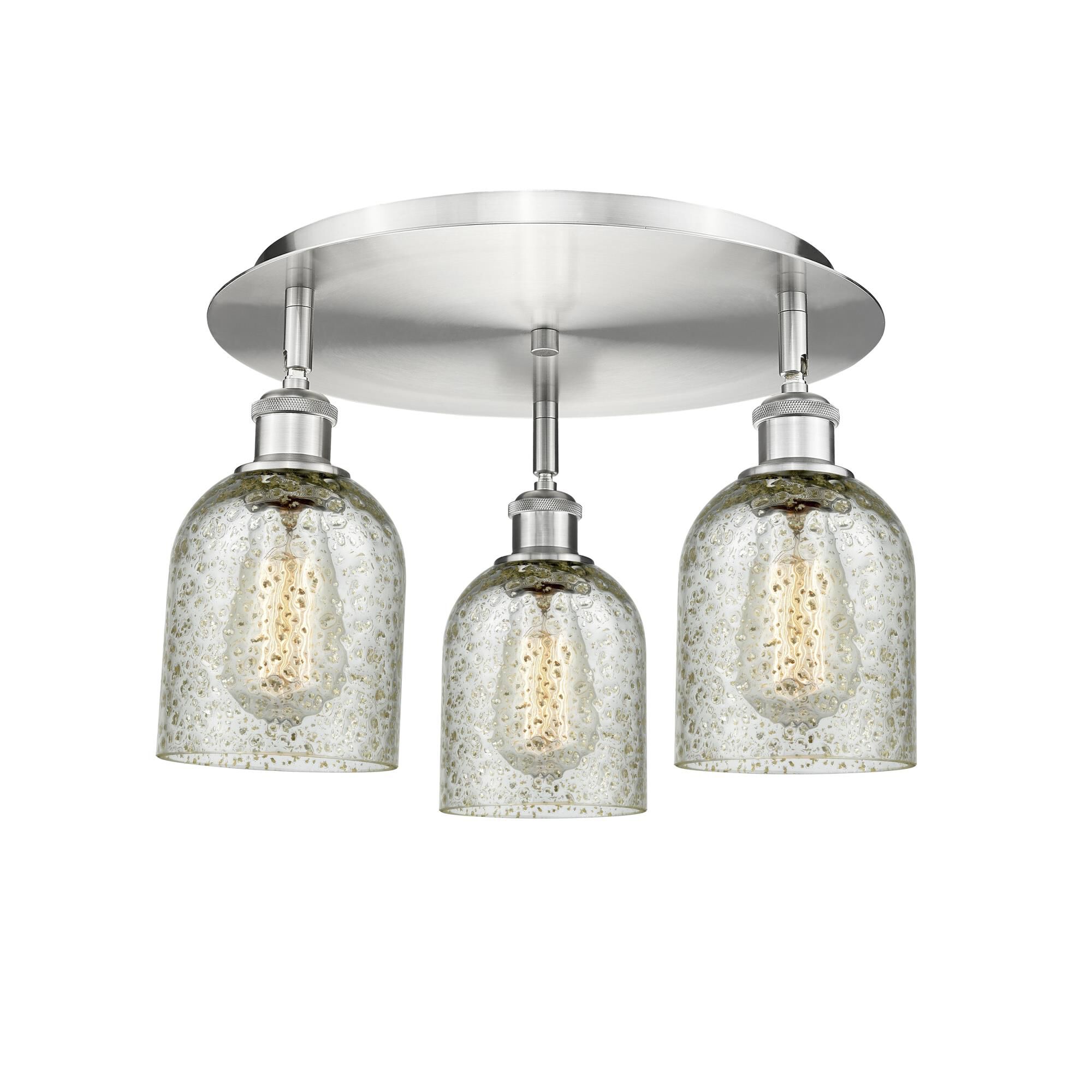 Shown in Satin Nickel finish and Mica glass