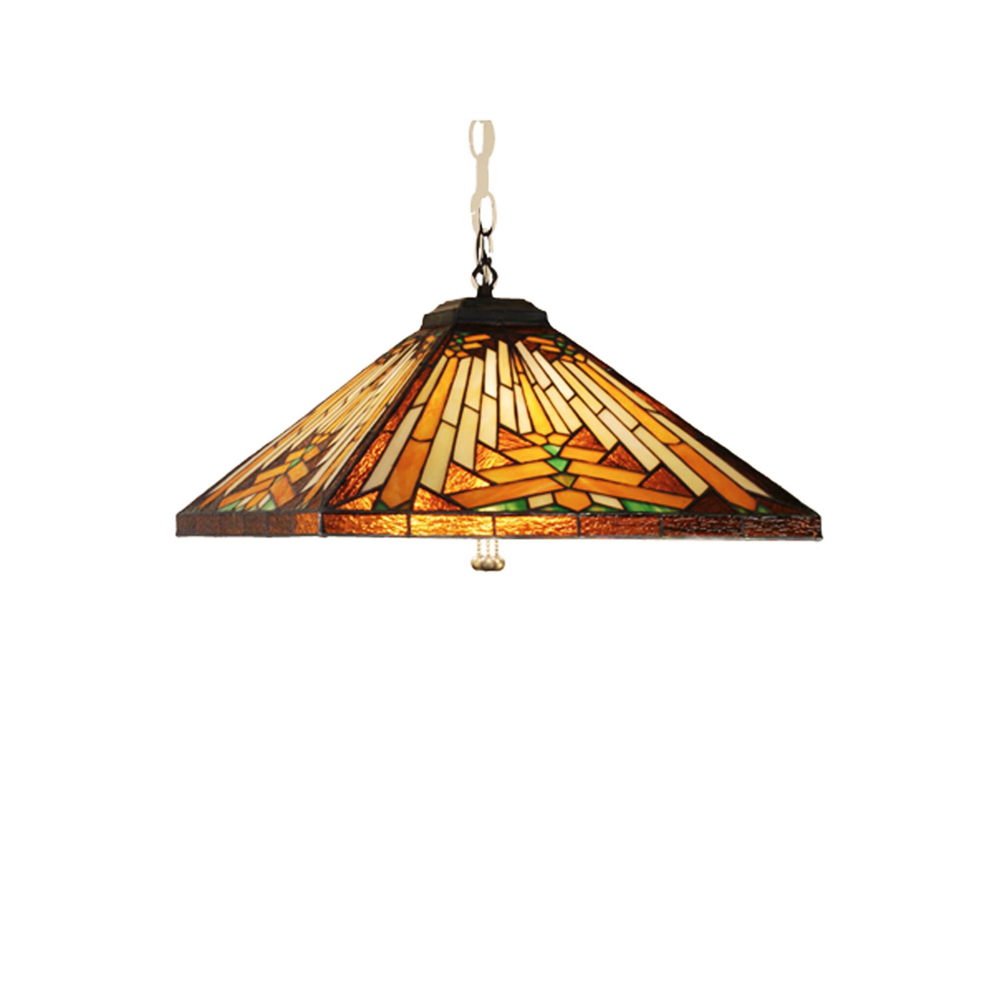 Nuevo Mission 24 Inch Large Pendant by Meyda Lighting