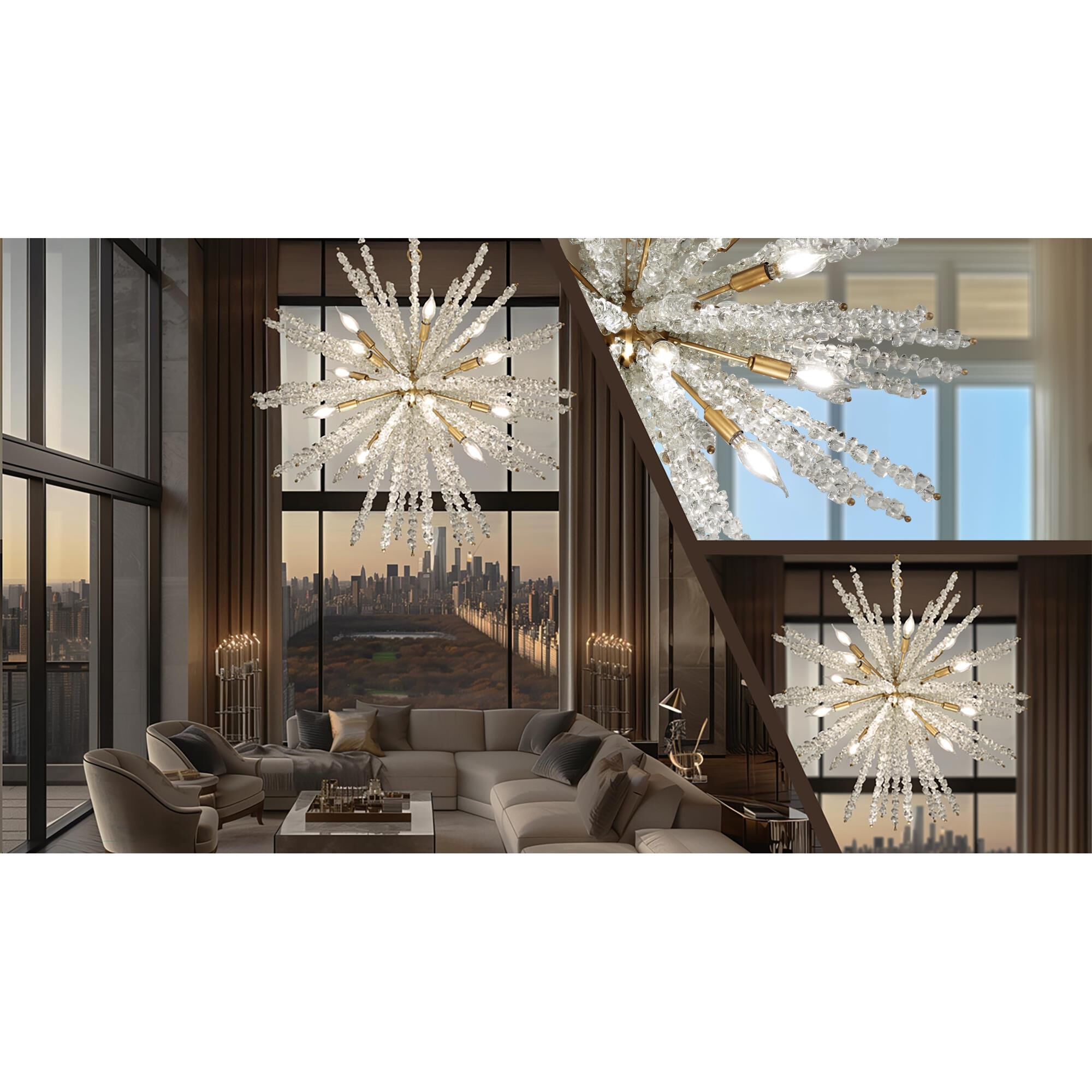 Aisi 36 Inch Large Pendant by Metropolitan Lighting