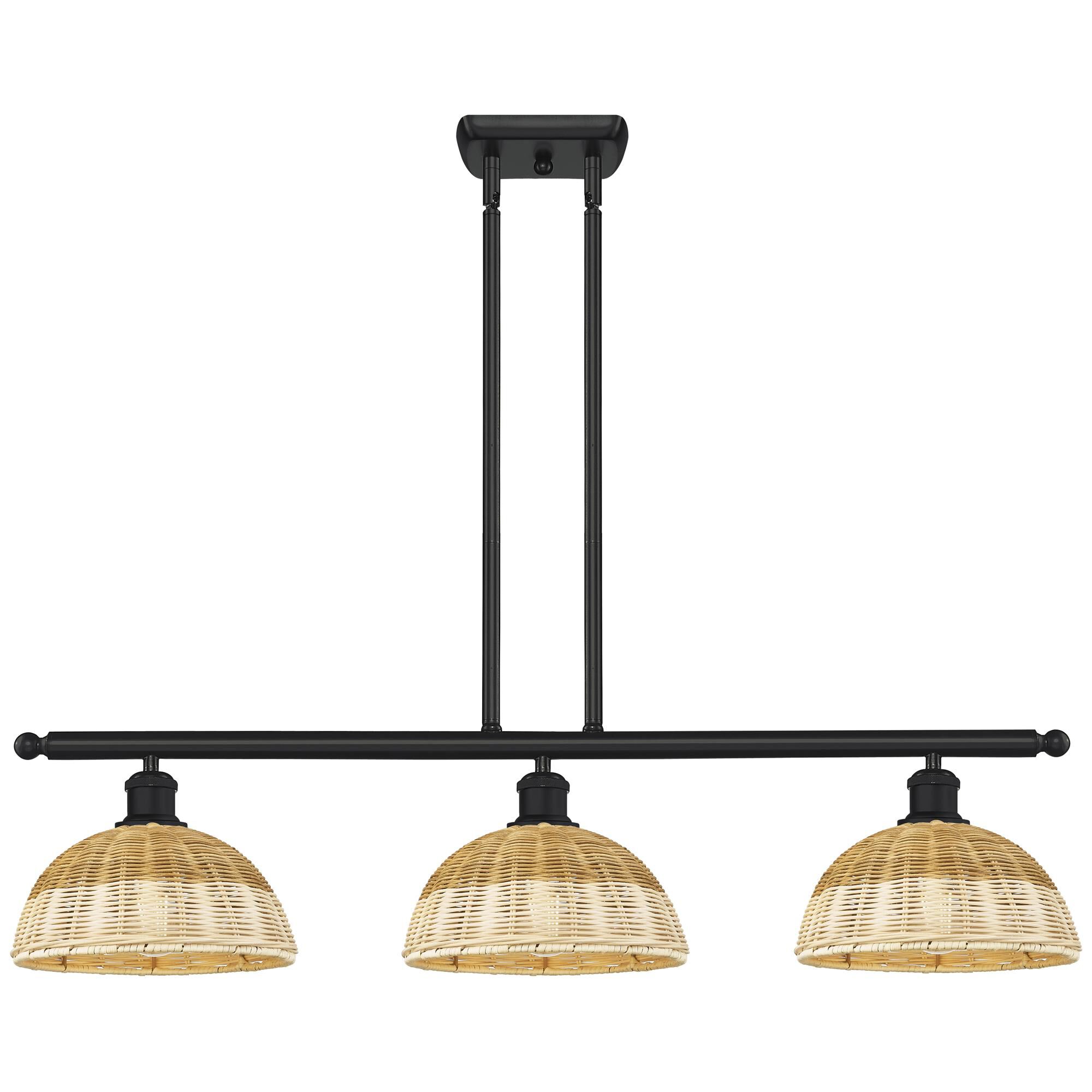 Shown in Matte Black finish and Natural shade