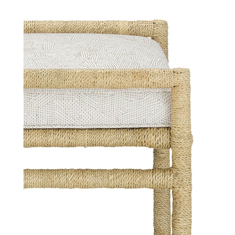 Olisa Ottoman by Currey and Company