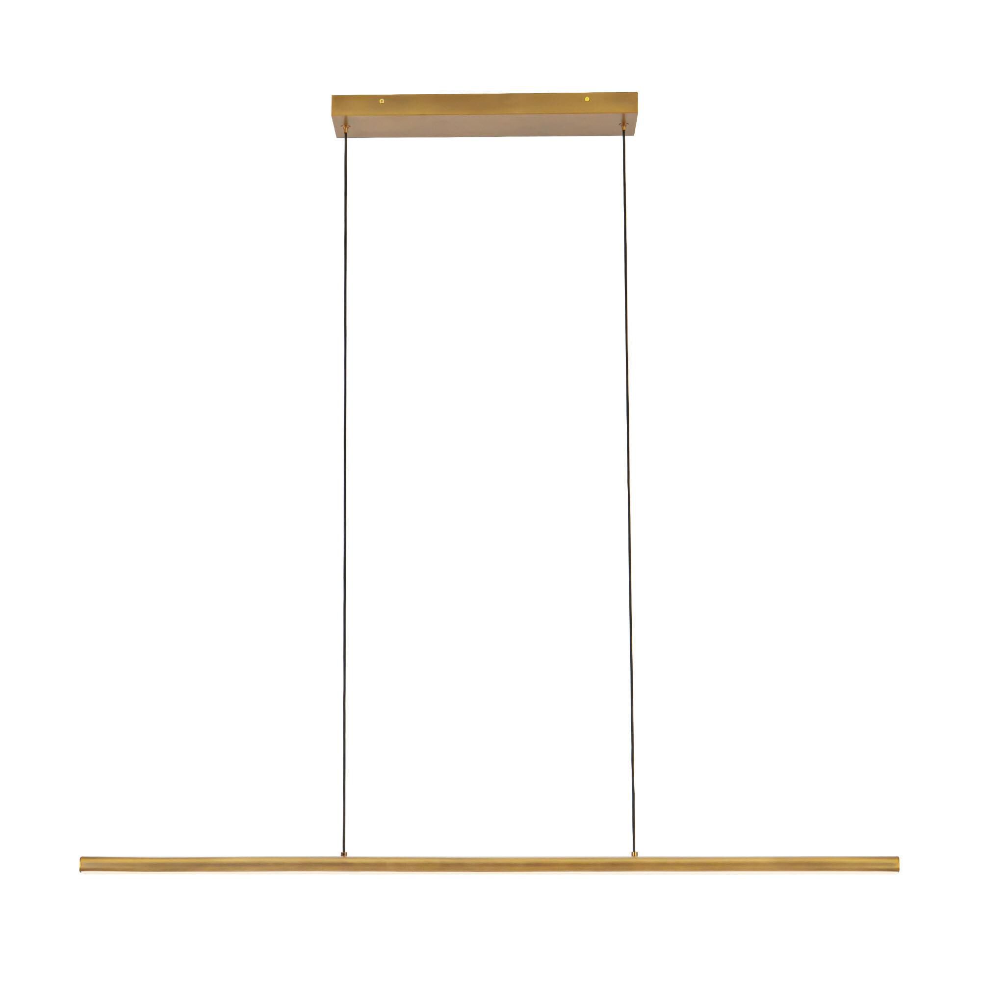 Shown in Vintage Brass finish and Frosted Polycarbonate Diffuser glass