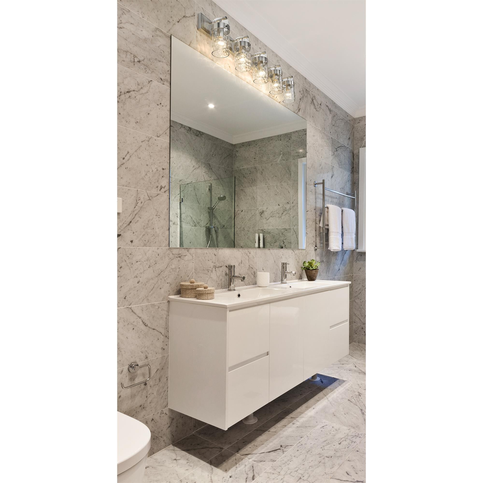 Fontaine 44 Inch 5 Light Bath Vanity Light by Z-Lite - Clearance