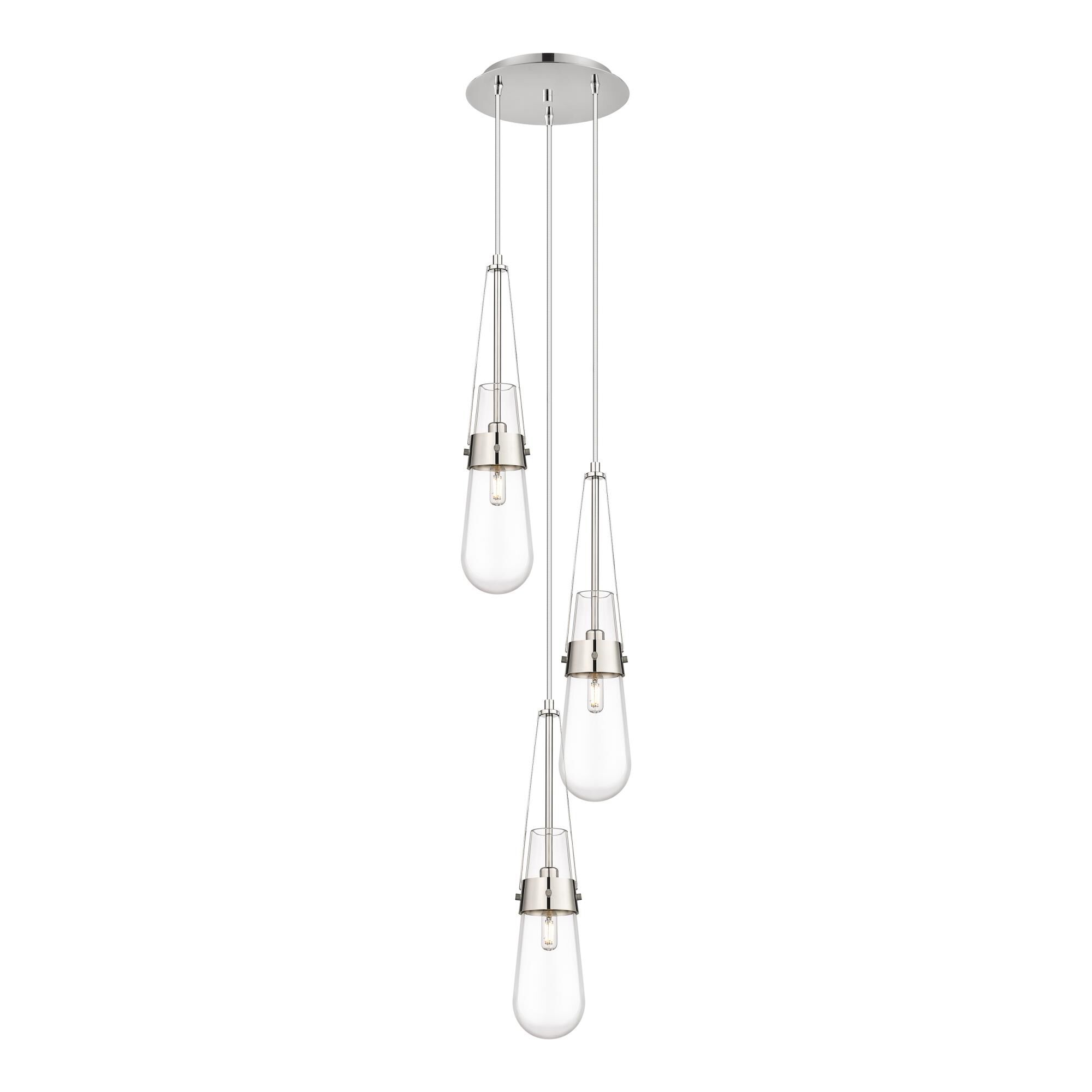 Bruno Marashlian Milan 11 Inch 3 Light Multi Light Pendant by Innovations Lighting