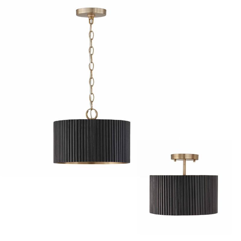 Donovan 12 Inch 1 Light Semi Flush Mount by Capital Lighting Fixture Company