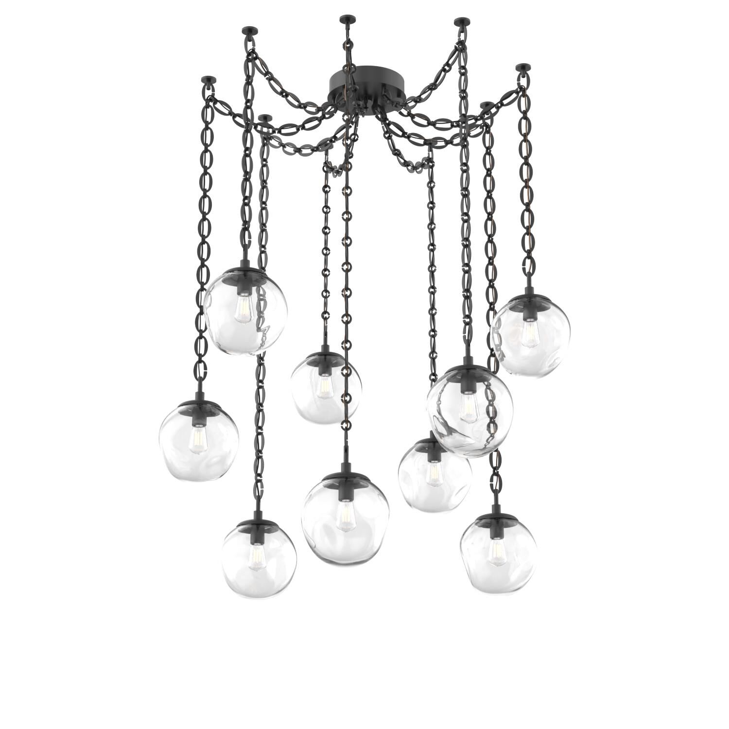 Levi Wilson Aster 19 Inch Multi Pendant Light by Hammerton Studio