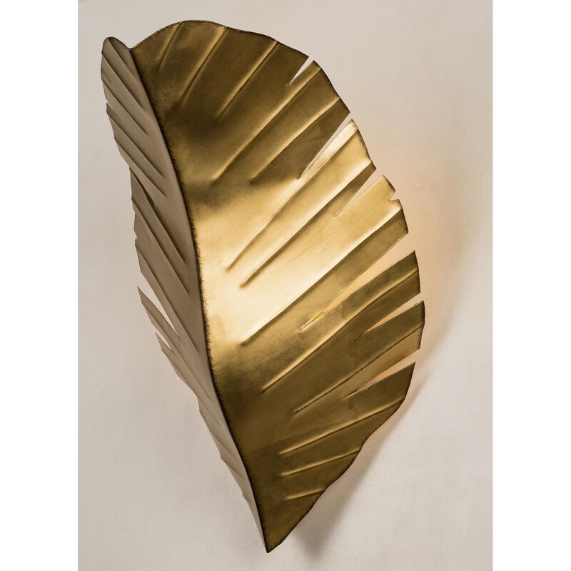 Ron Henderson Banana Leaf Wall Sconce by Varaluz