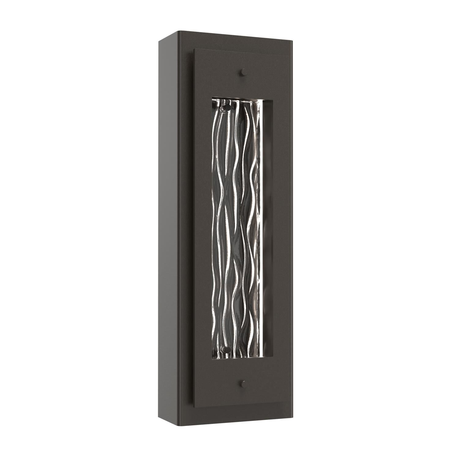 Shown in Statuary Bronze finish and Tidal Cast Glass Motif accent