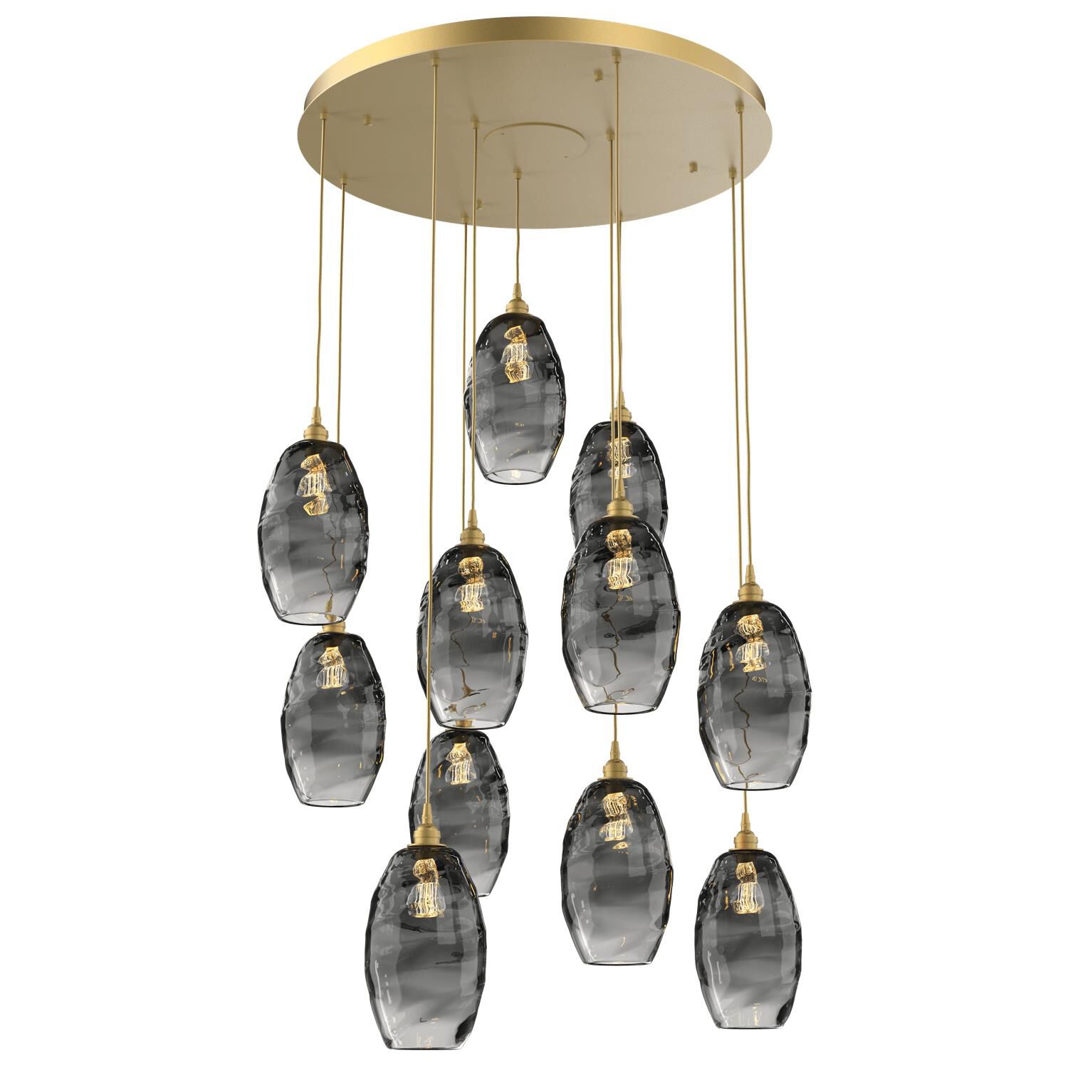 Ellisse 34 Inch 11 Light Multi Light Pendant by Hammerton Studio