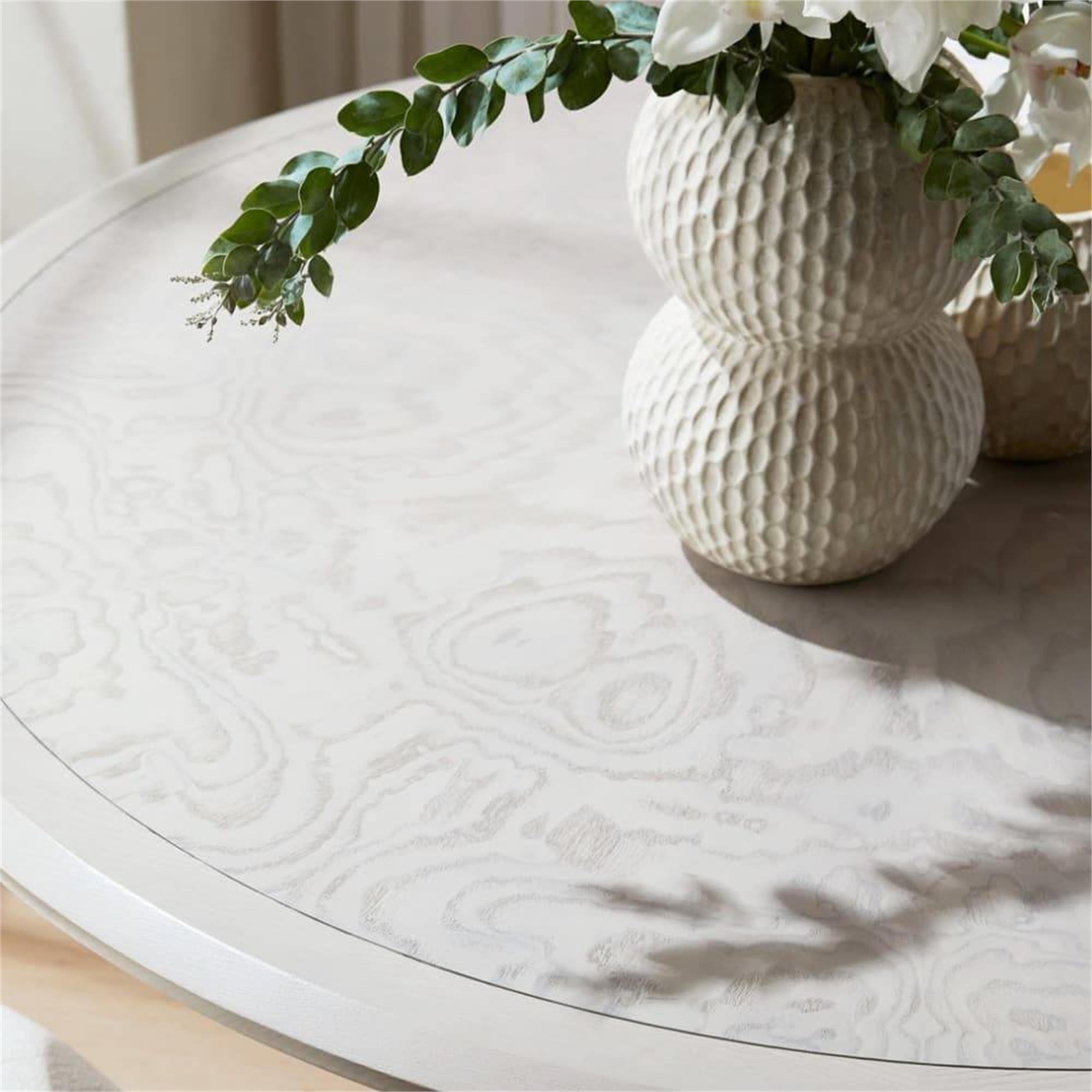 Shown in Light Beige Burl finish