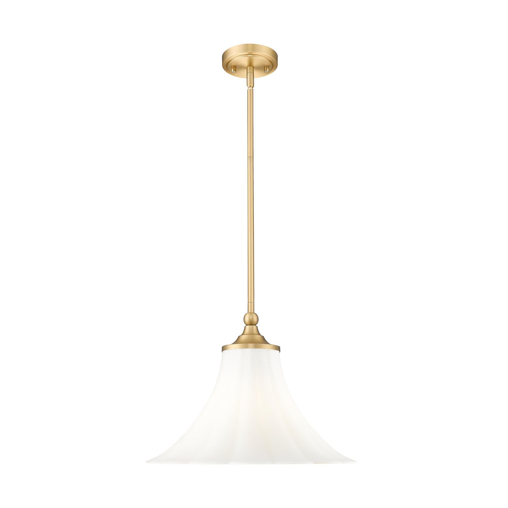 Shown in Modern Gold finish and Opal Etched glass