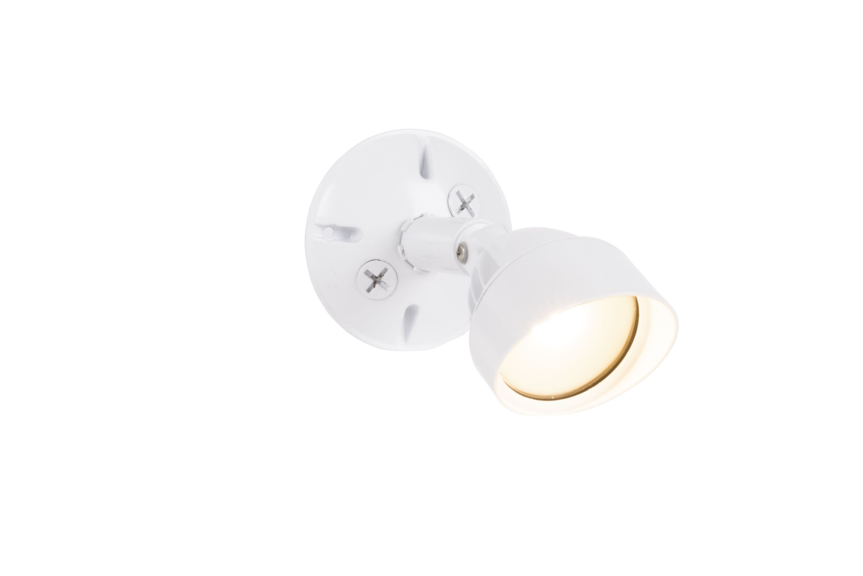 Shown in White finish and Clear glass and Glass shade