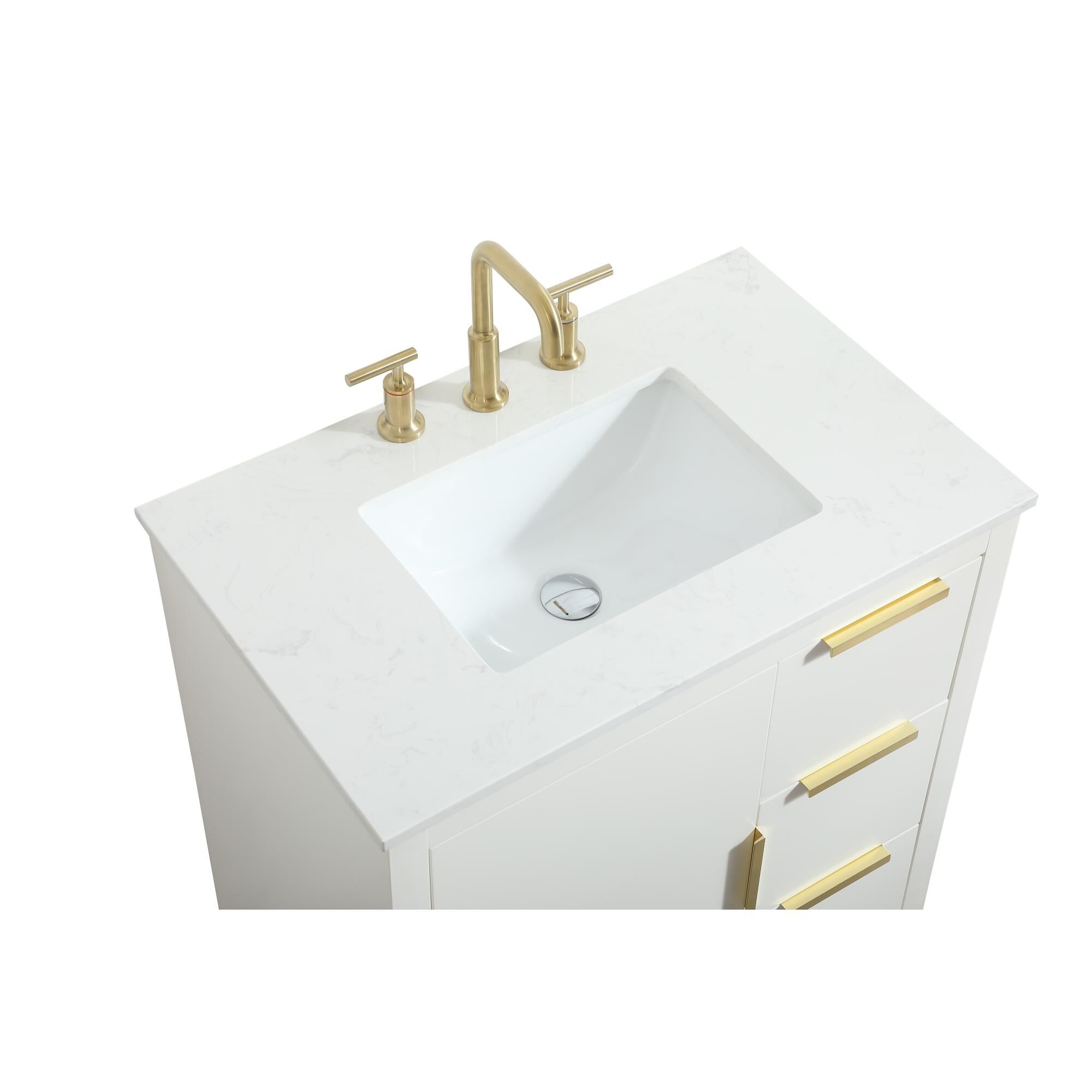 Shown in White finish