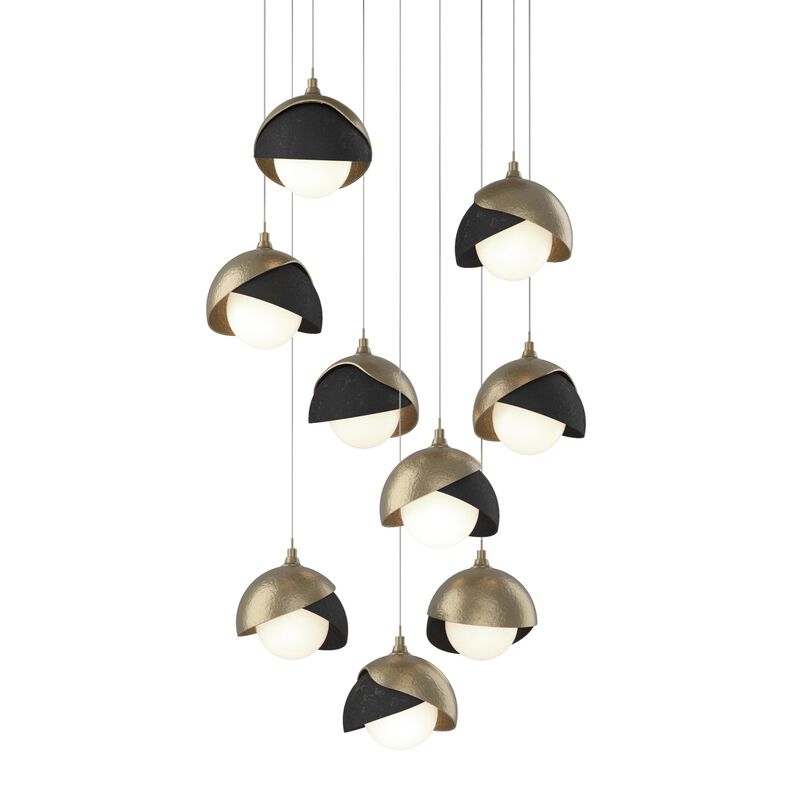 Brooklyn 20 Inch 9 Light Multi Light Pendant by Hubbardton Forge