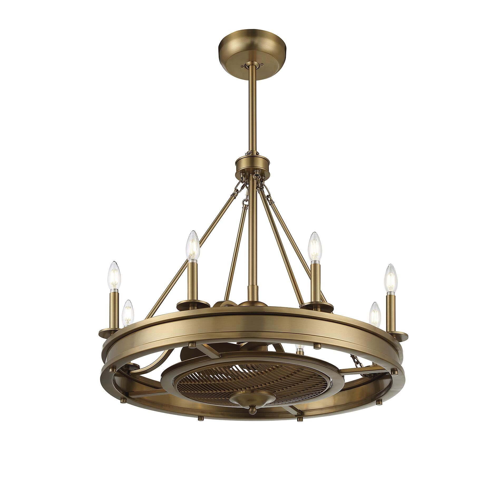Lyon 30 Inch Chandelier Ceiling Fan by Savoy House