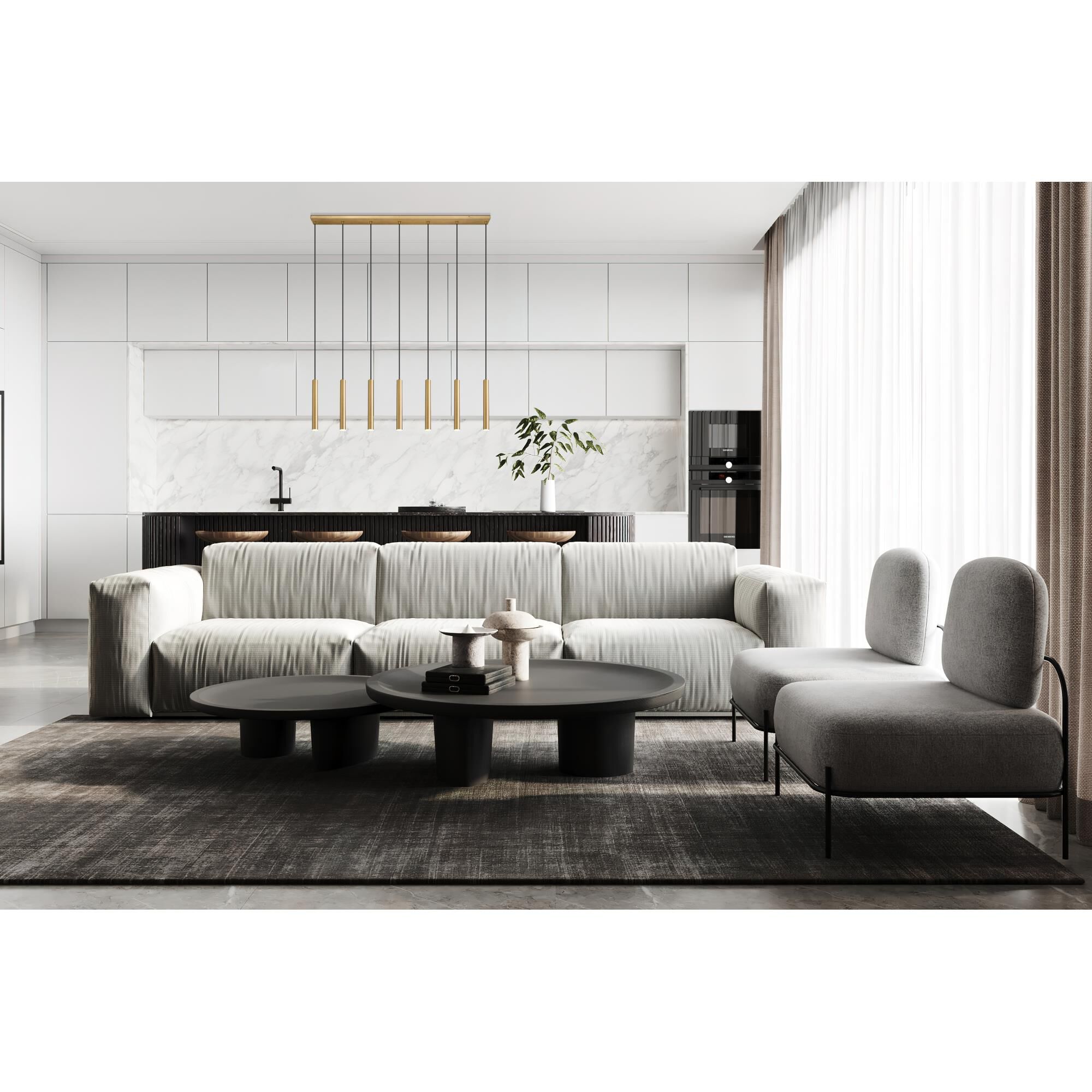 Forest 54 Inch Linear Suspension Light by Z Lite