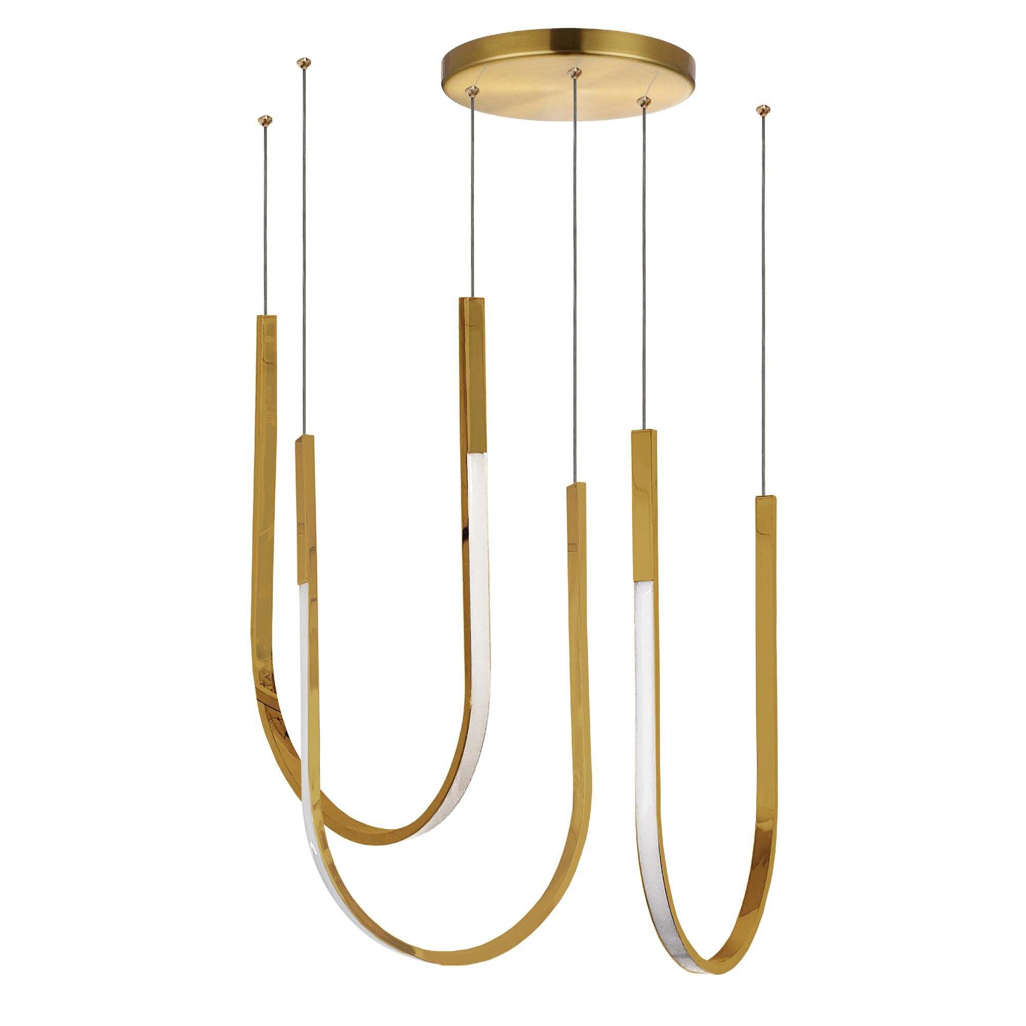 Pacari 27 Inch Multi Light Pendant by Dainolite
