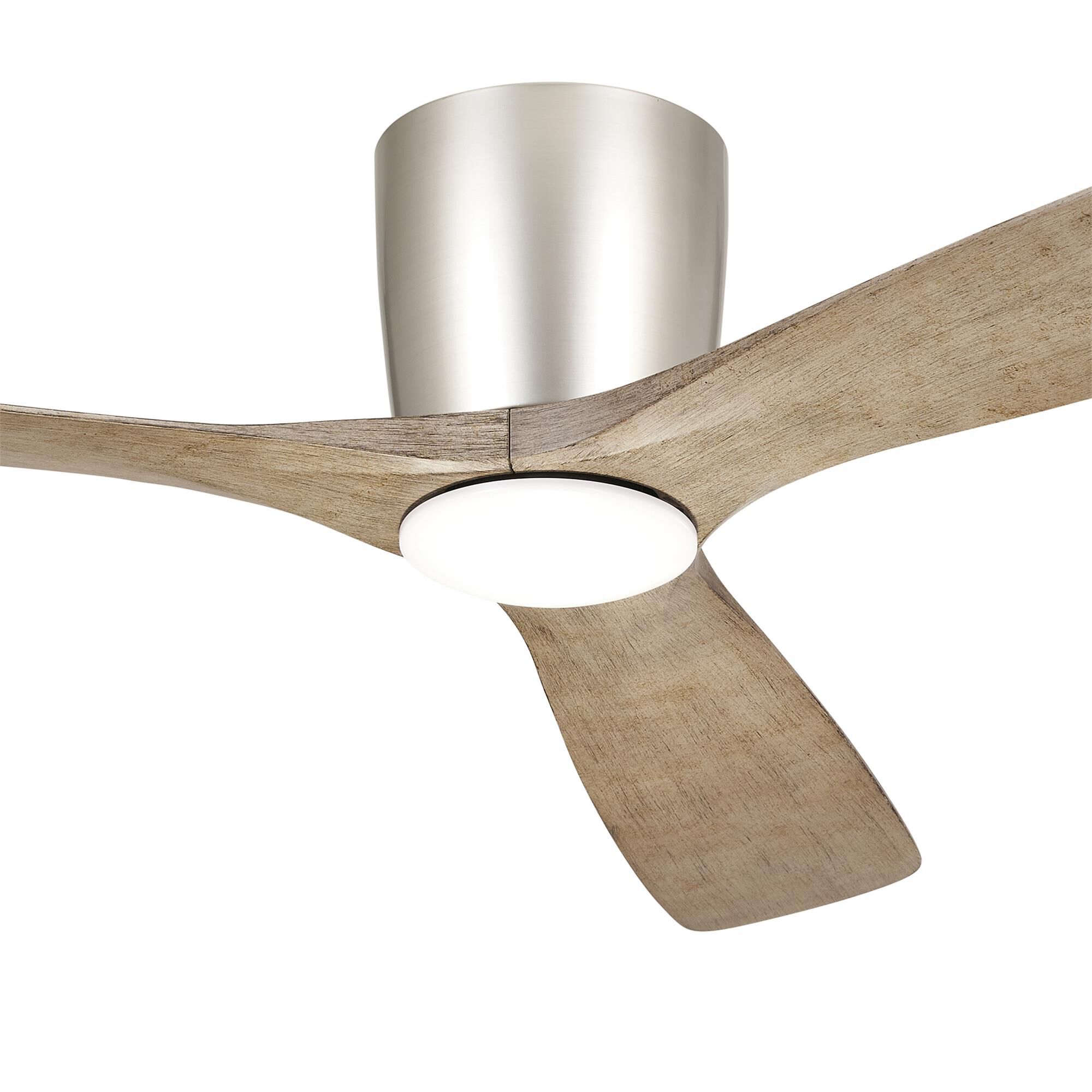 Shown in Brushed Nickel finish and Frosted White Polycarbonate Lens glass