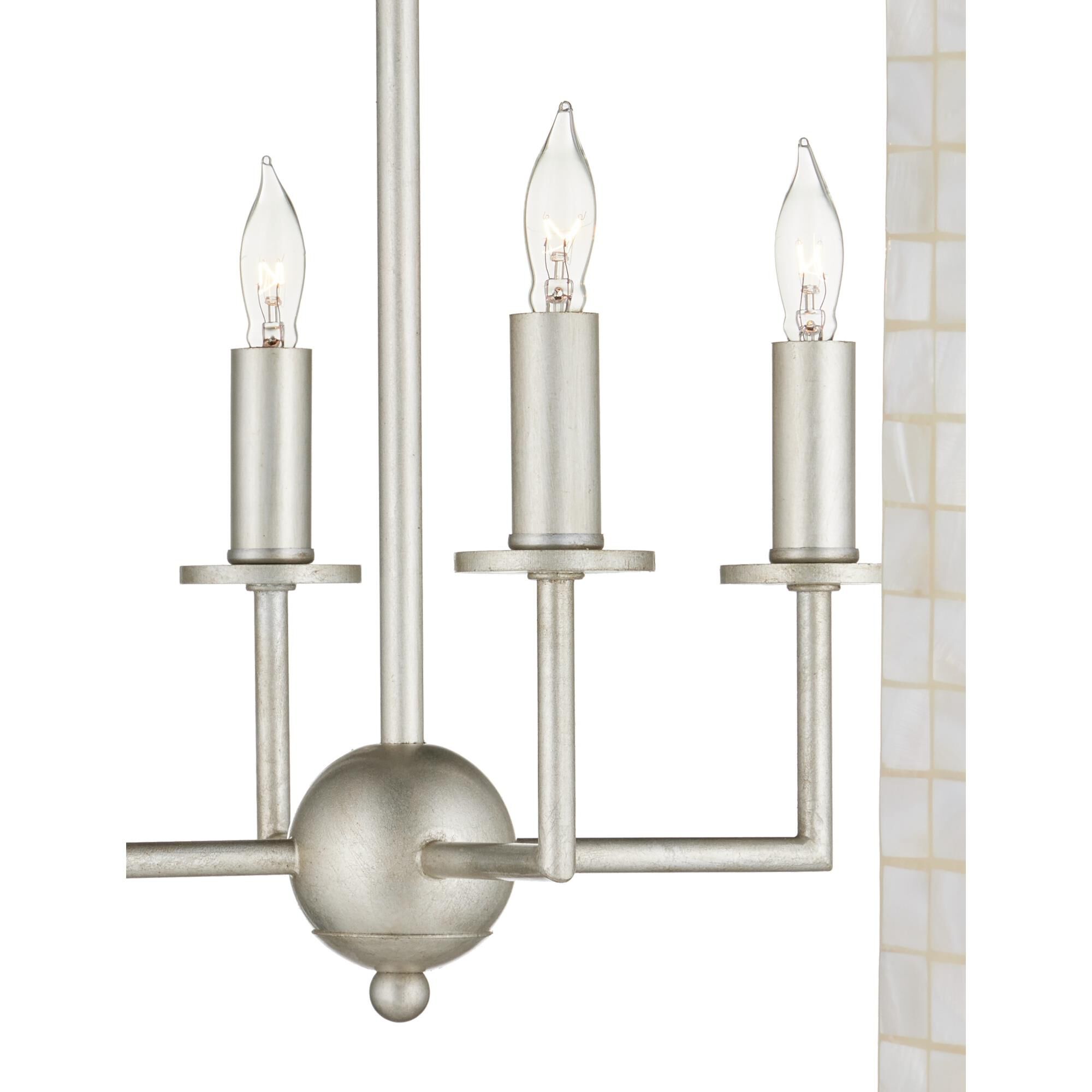 Shown in Mother Of Pearl/Contemporary Silver Leaf finish