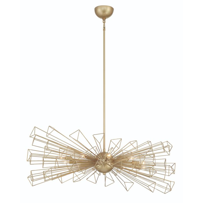 Dendelio Medium Linear Chandelier by Eurofase Lighting