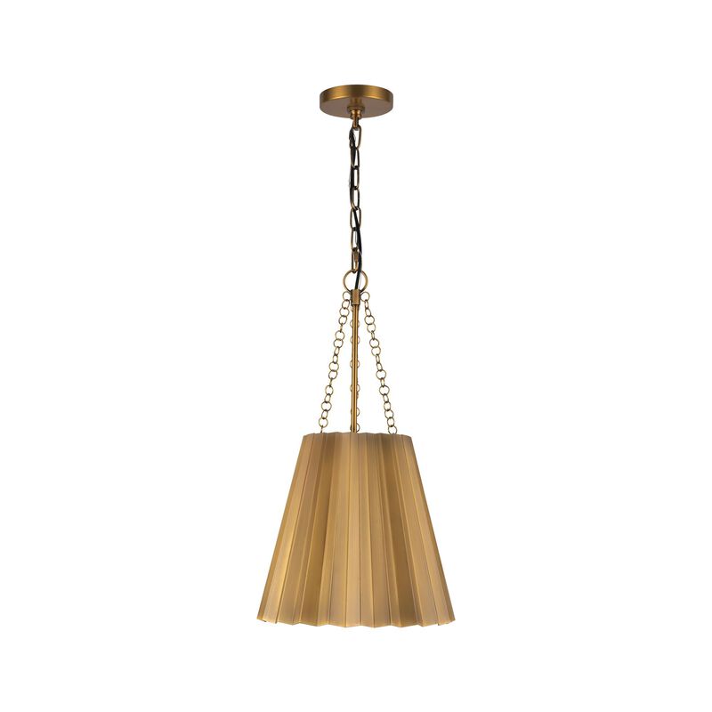 Plisse 21 Inch Pendant Light by Alora Mood