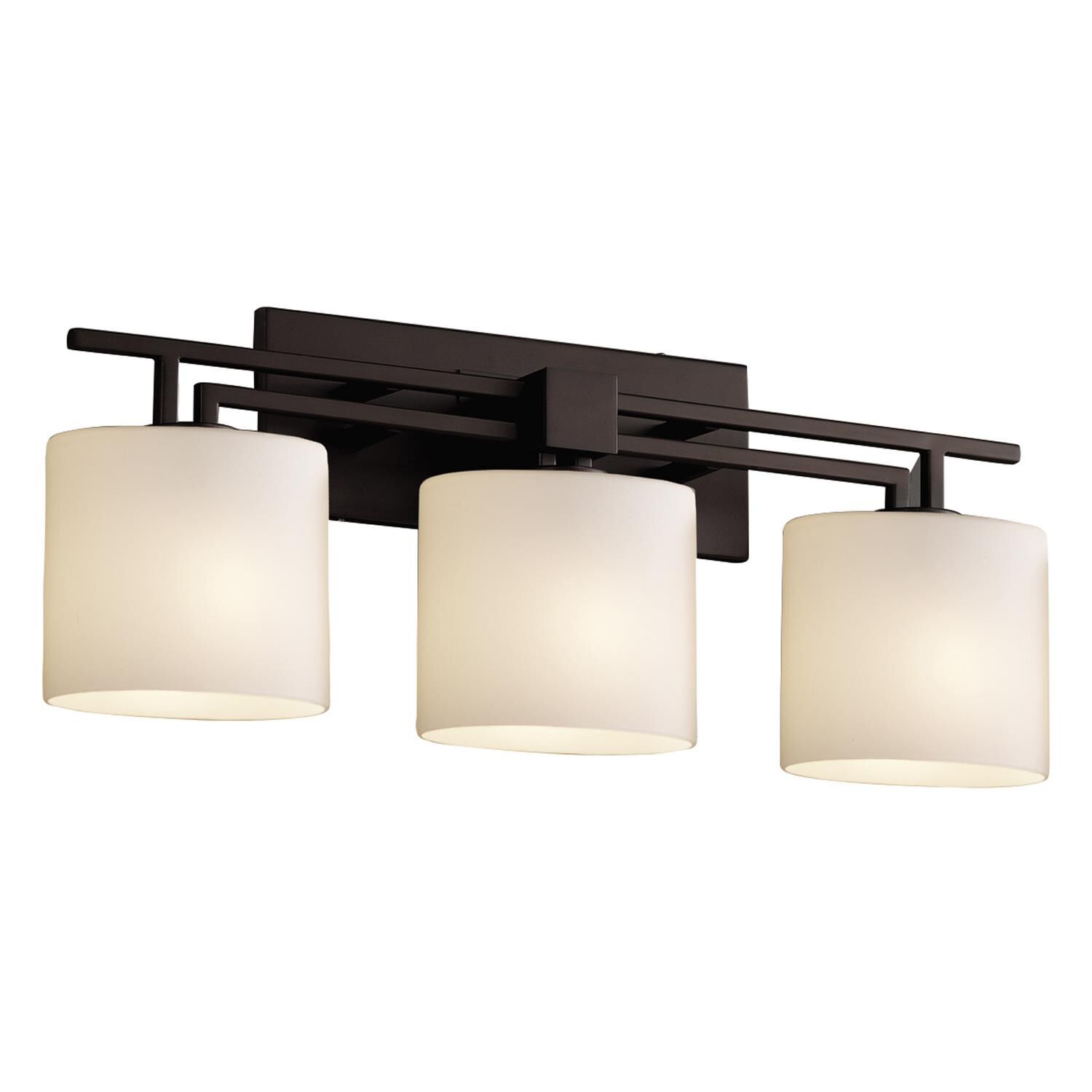 Fusion 26 Inch 3 Light Bath Vanity Light by Justice Design Group