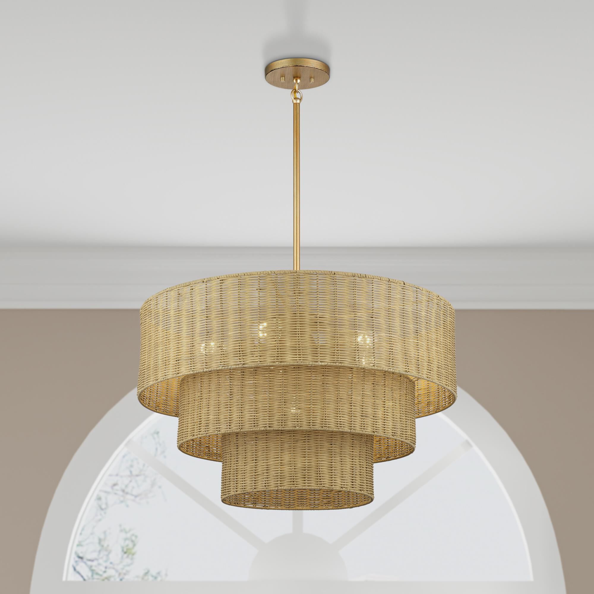 Weavington 28 Inch Large Pendant by Livex Lighting
