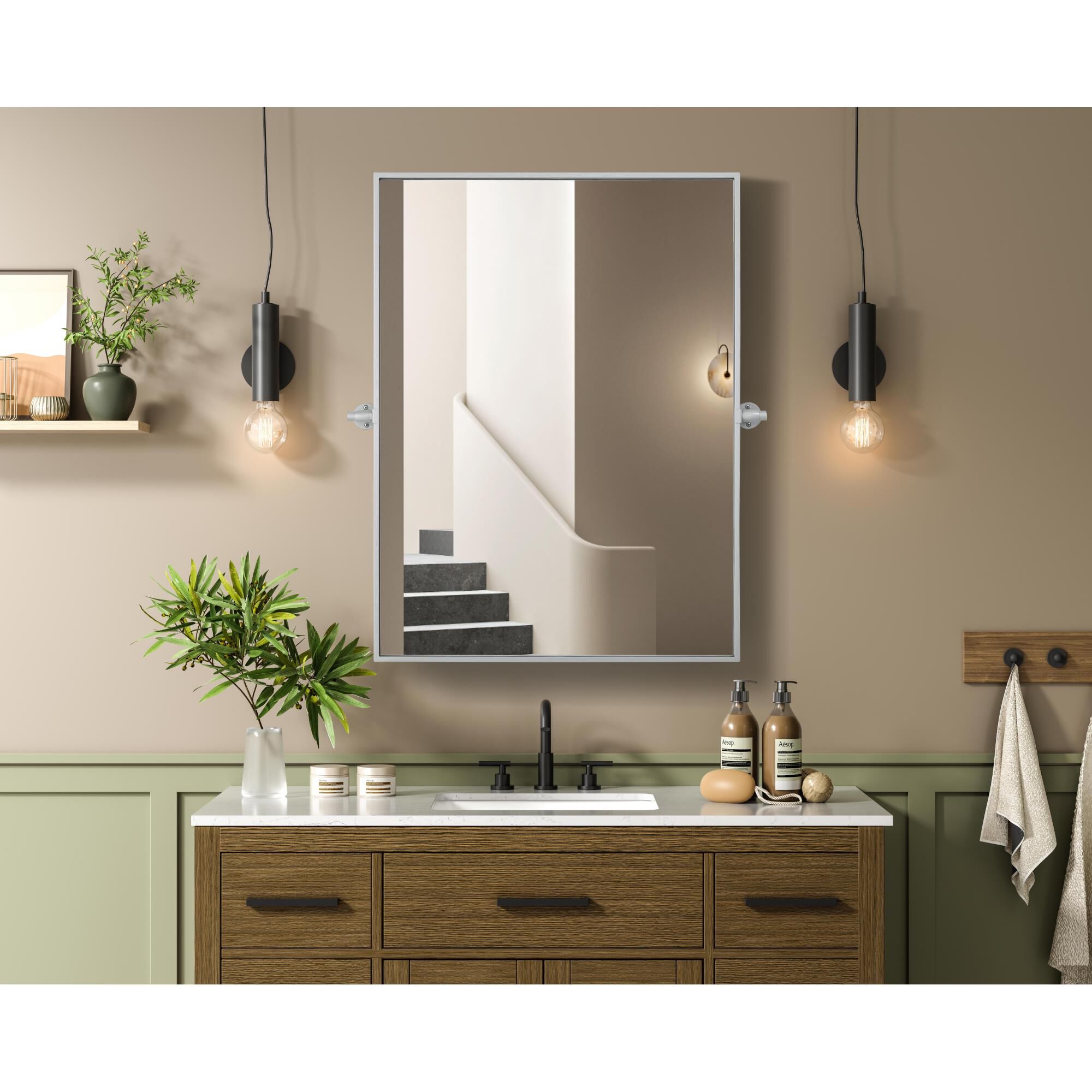 Amoura 36 Inch Deocrative Mirror by Elegant Dcor
