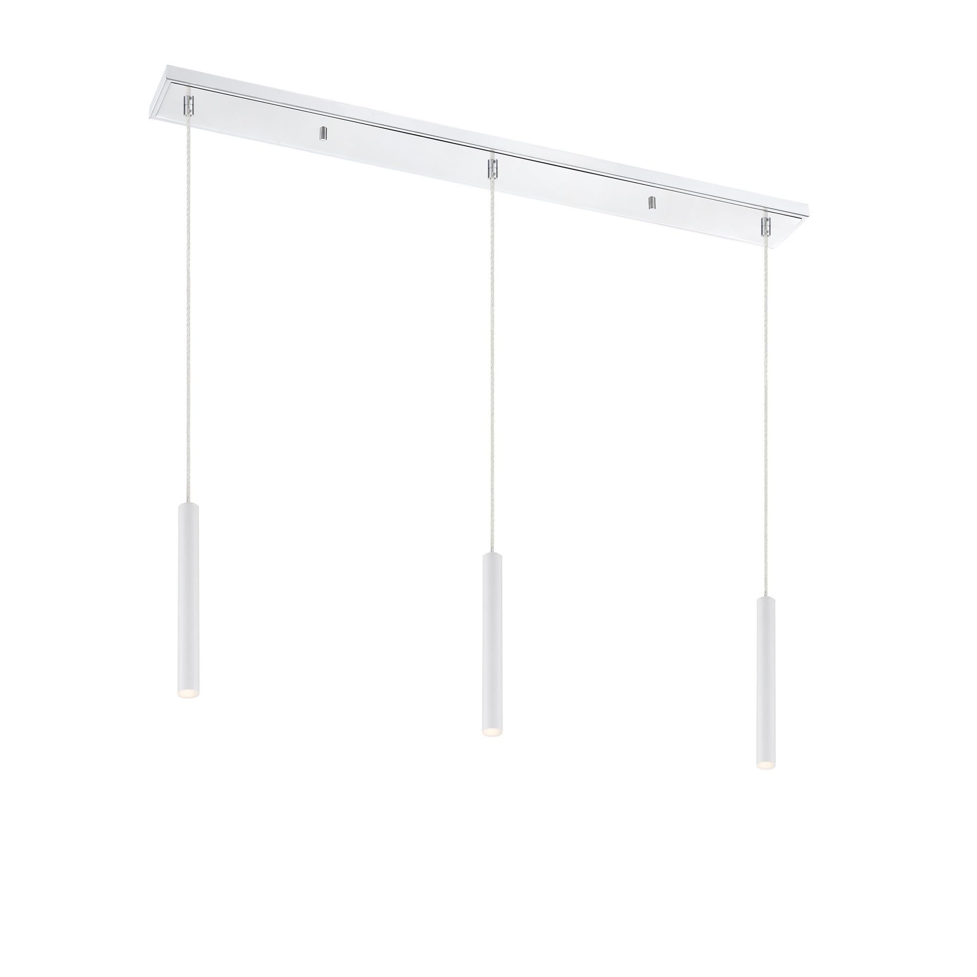 Forest 46 Inch 3 Light LED Linear Suspension Light by Z-Lite