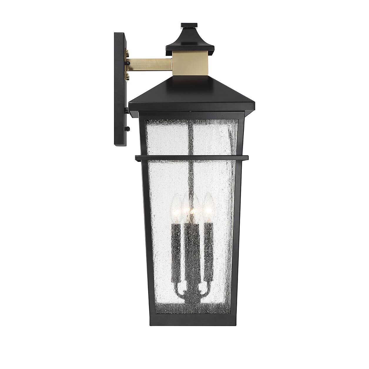 Kingsley 28 Inch Tall 4 Light Outdoor Wall Light by Savoy House
