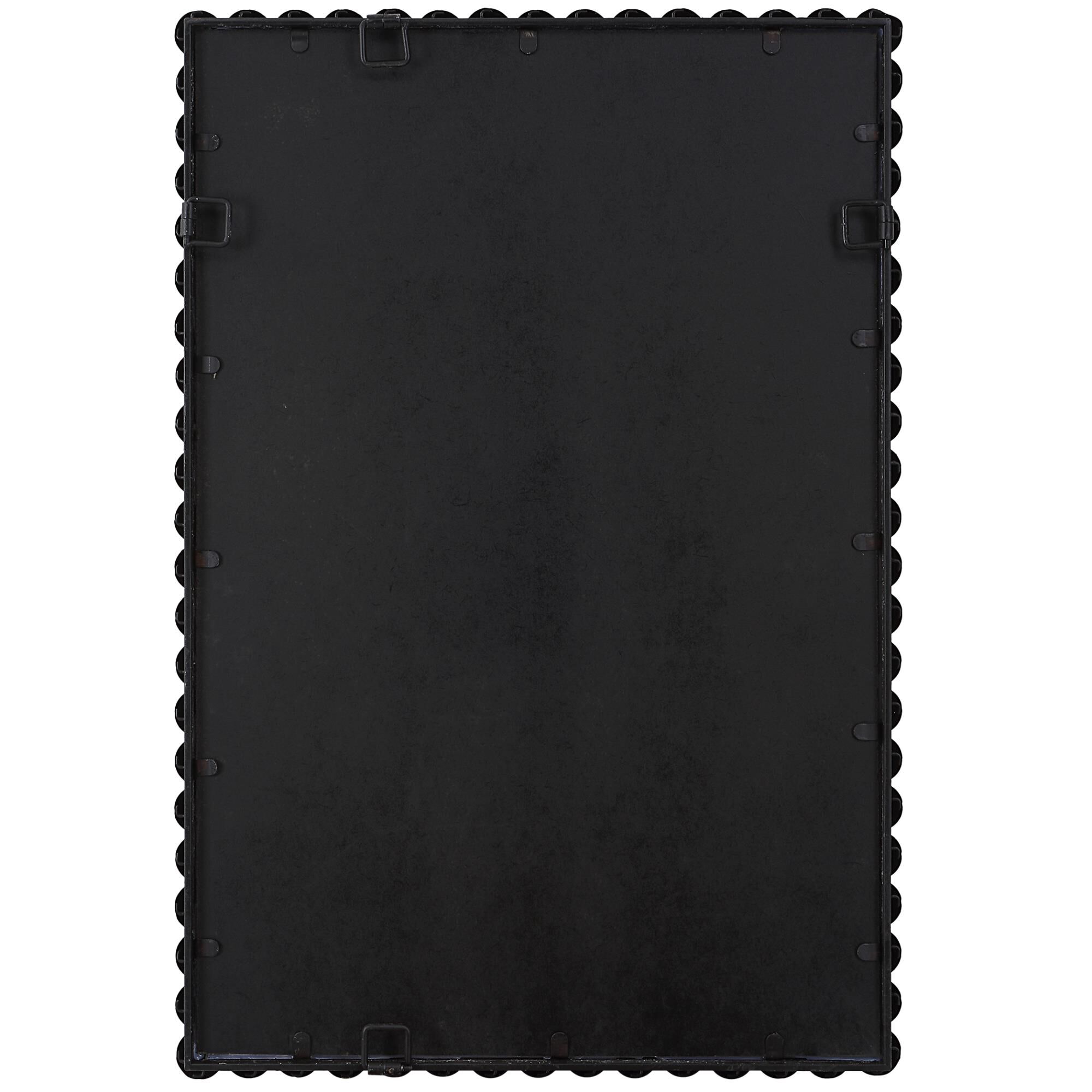 Shown in This Iron Frame Features A Beaded Profile Finished In A Stylish Satin Black. May Be Hung Horizontal  finish