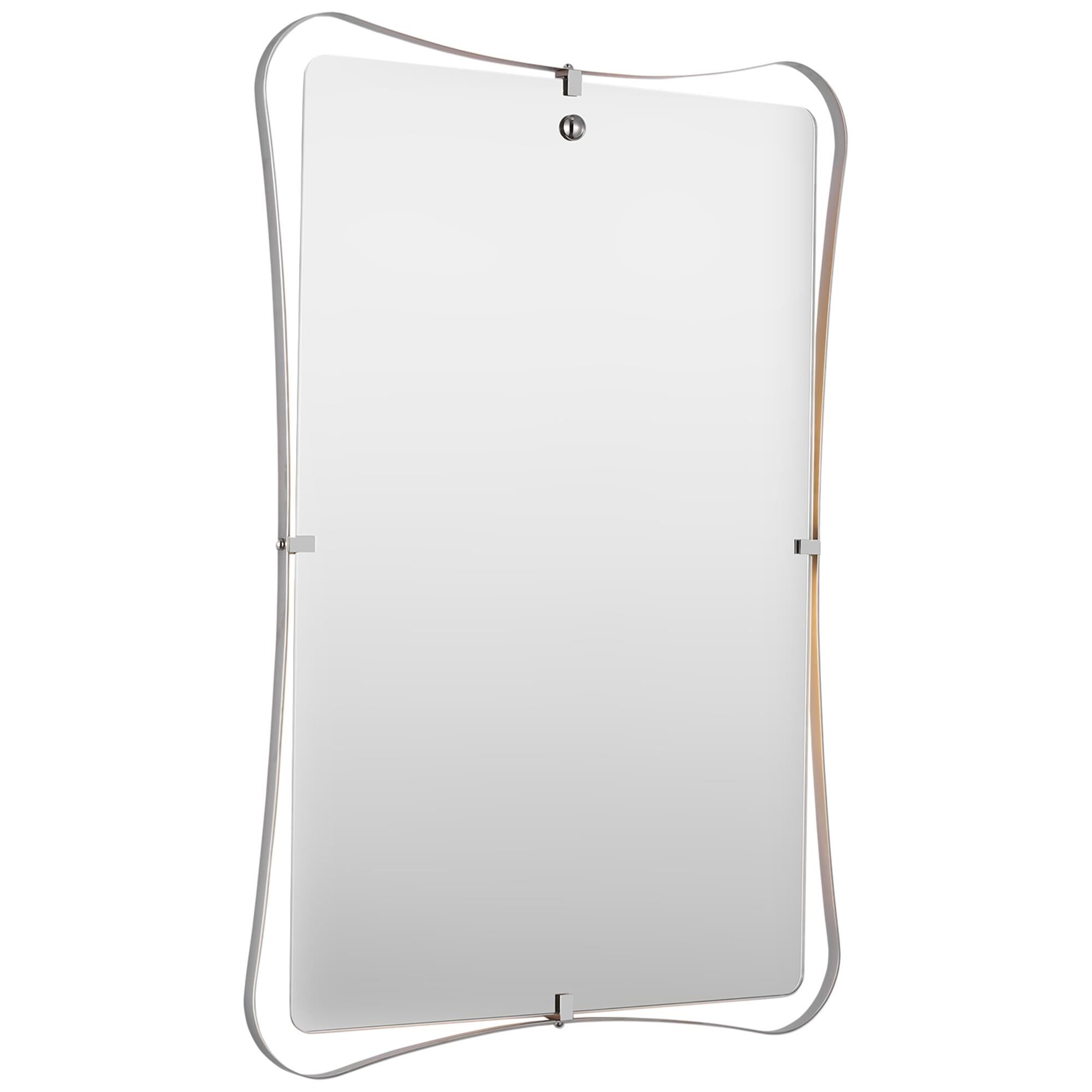 Amber Lewis Barnes 39 Inch LED Lighted Mirror by Visual Comfort Signature Collection