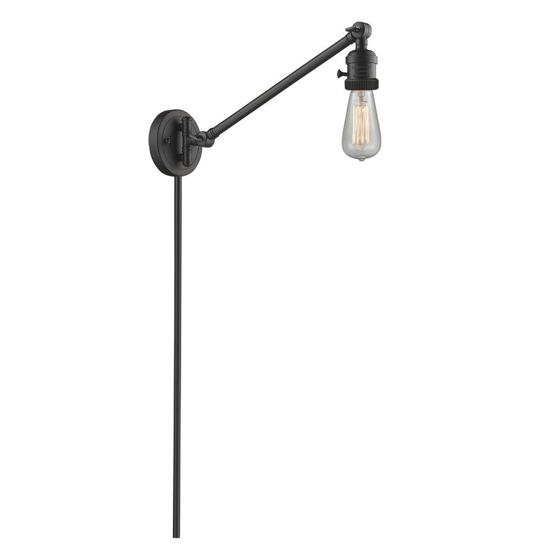 Bruno Marashlian Bare Bulb Wall Swing Lamp by Innovations Lighting