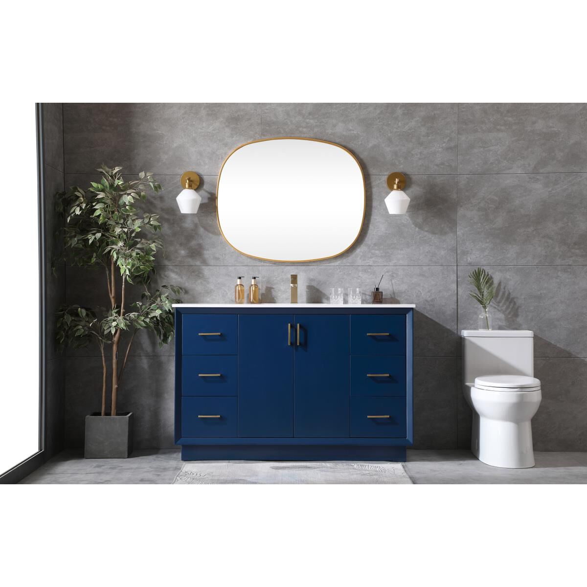 Hayes 54 Inch Bath Vanity by Elegant Decor