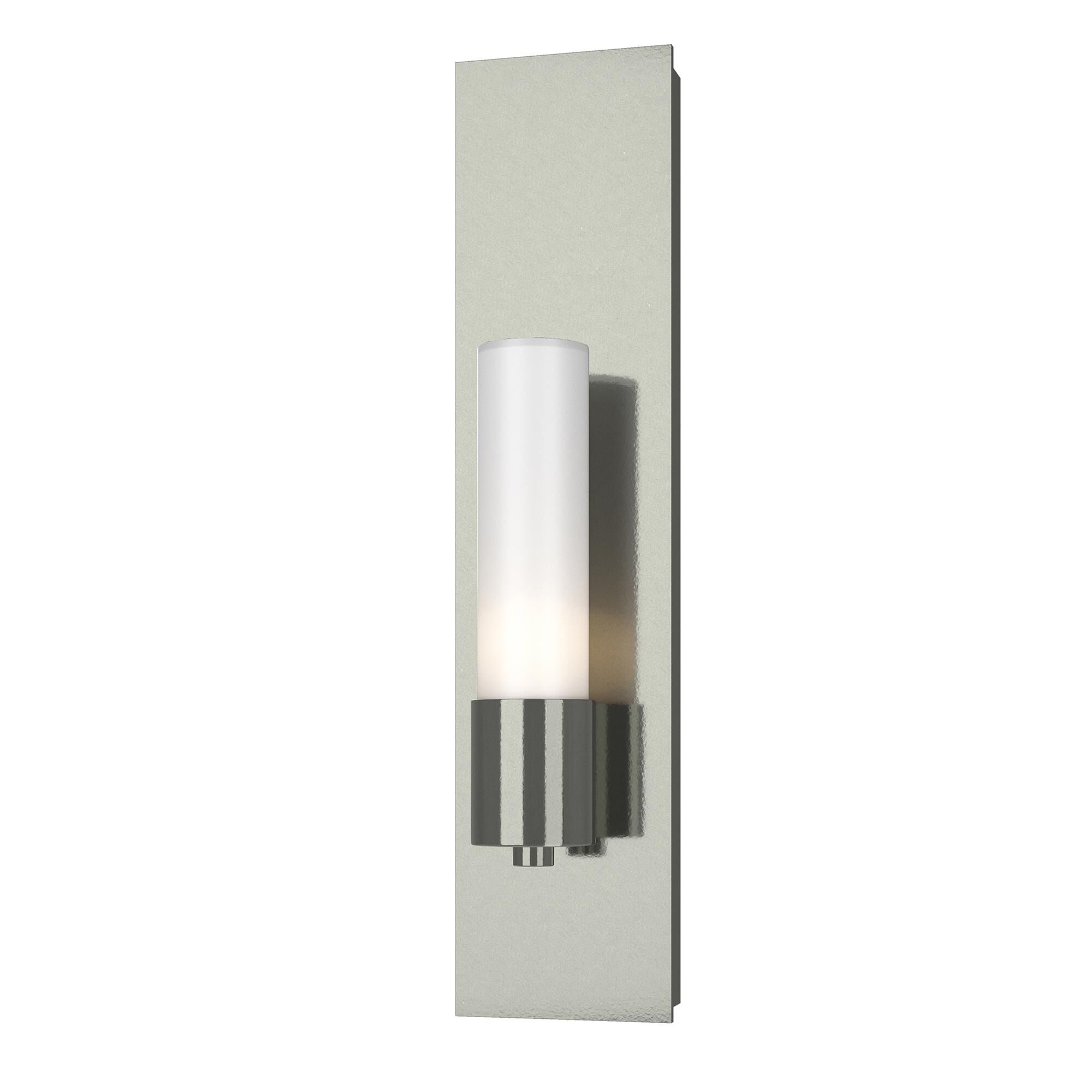Shown in Sterling finish and Opal glass