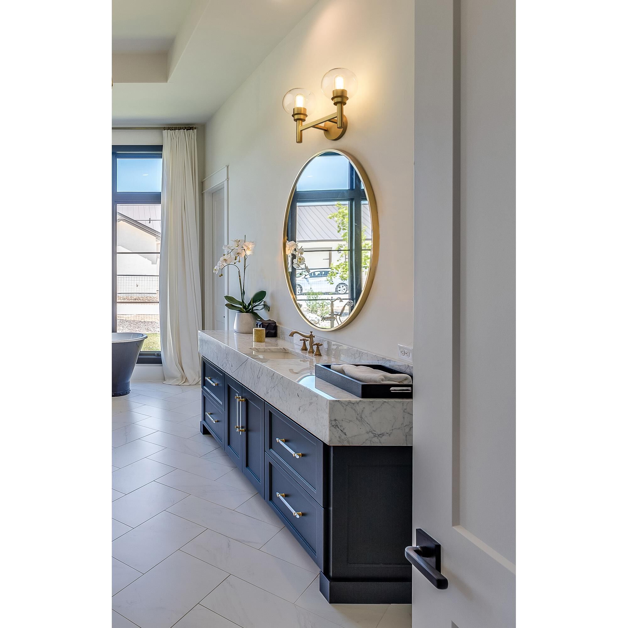 Sutton 15 Inch 2 Light Bath Vanity Light by Z-Lite