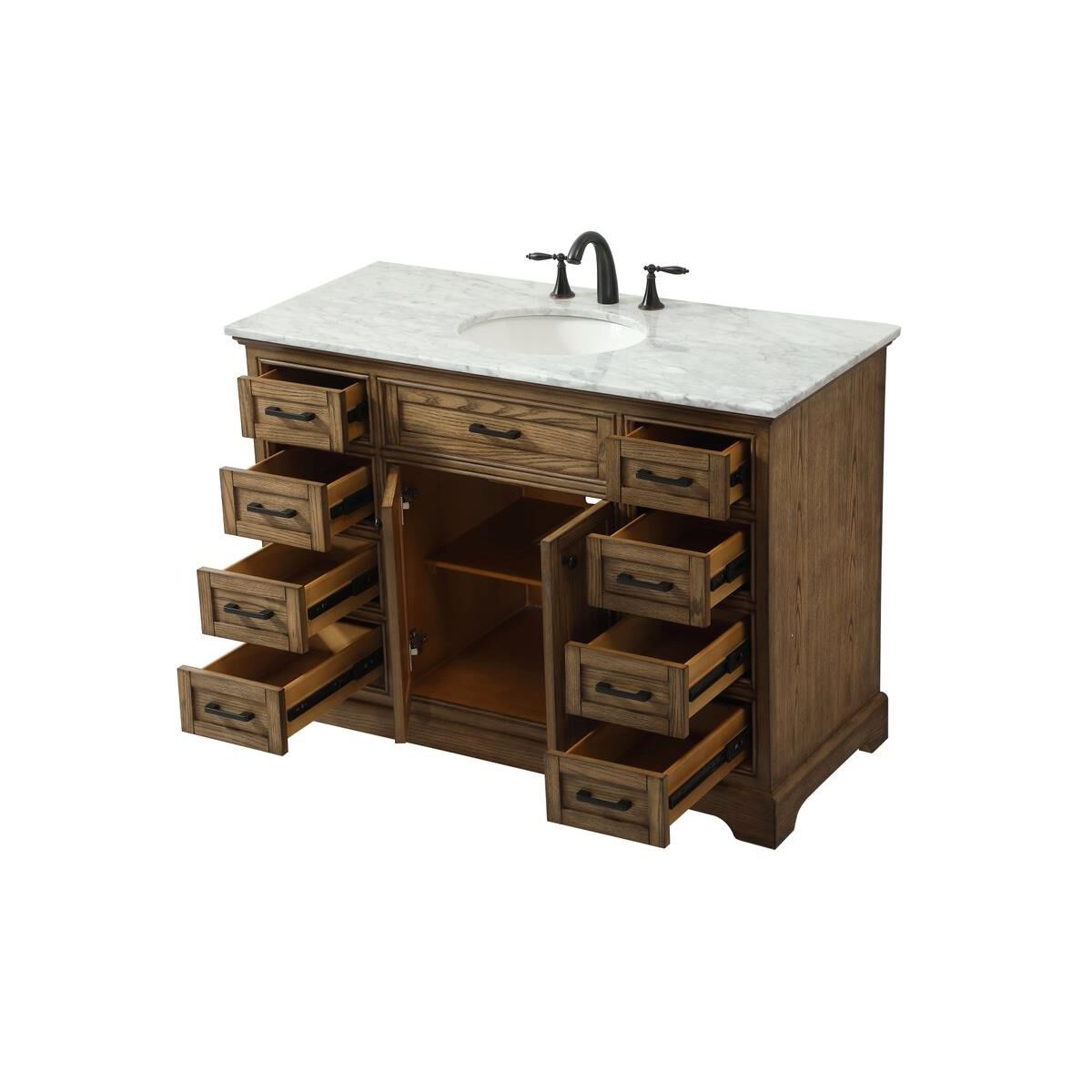 Shown in Driftwood finish