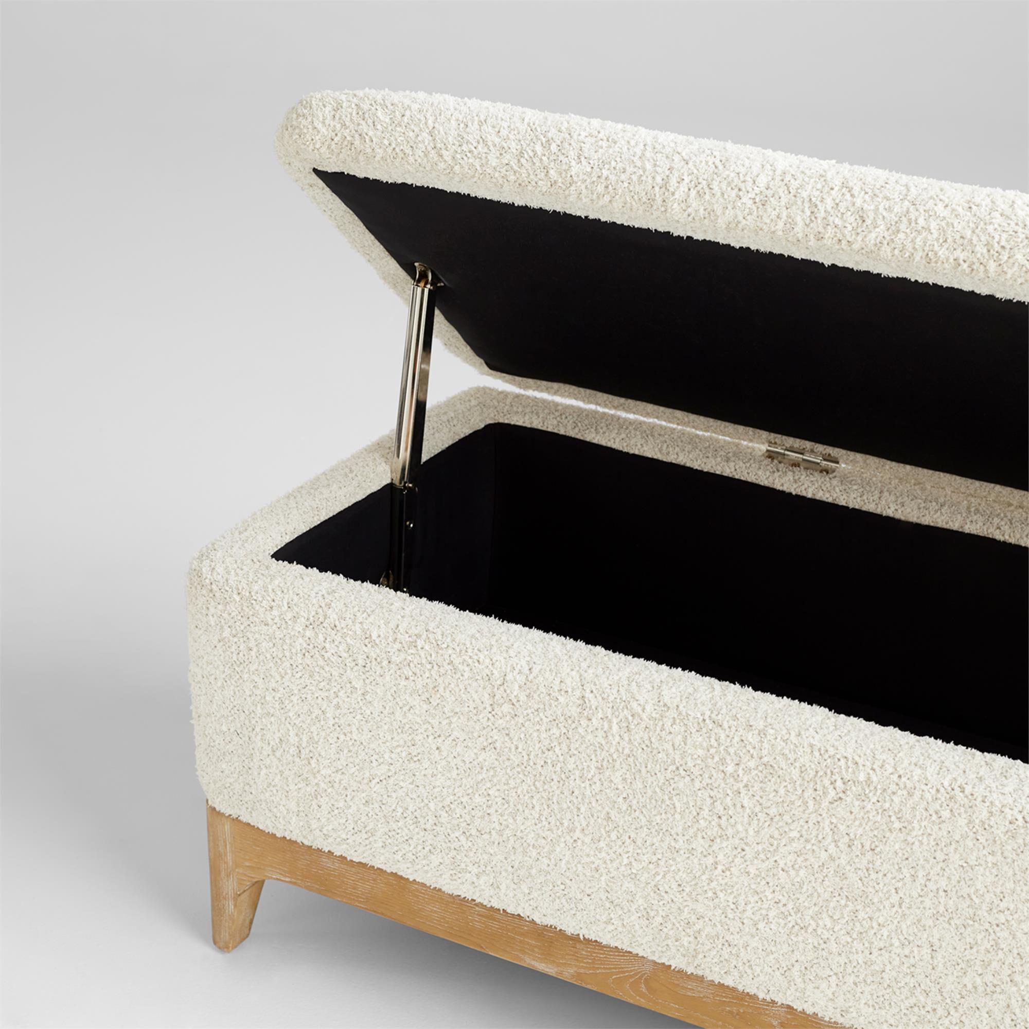 Shown in White - Cream finish