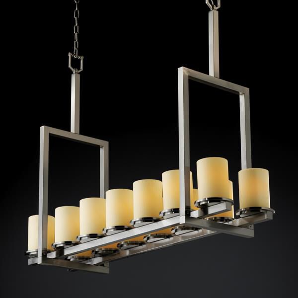 Fusion 42 Inch 14 Light Linear Suspension Light by Justice Design Group