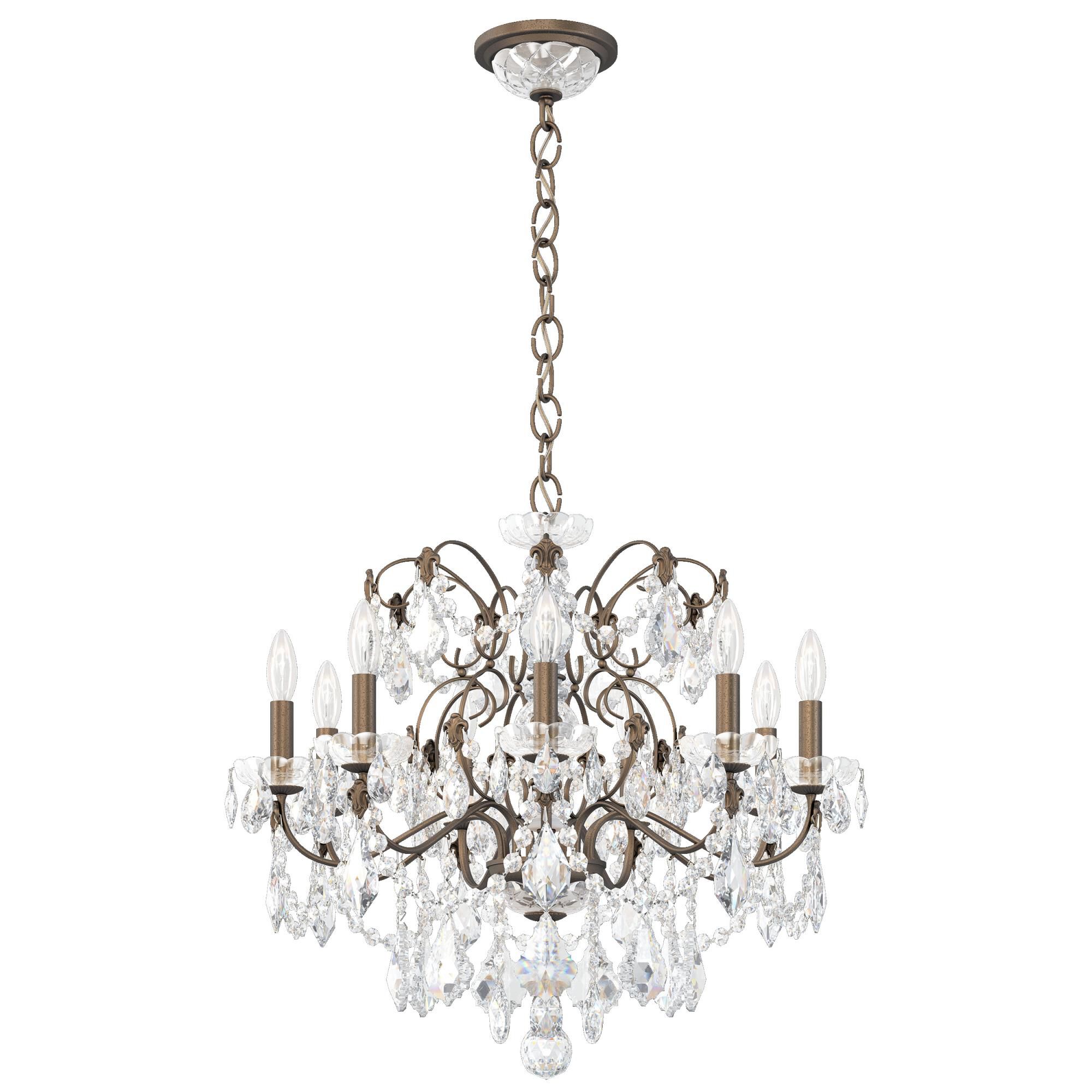 Shown in Etruscan Gold finish and Clear Heritage crystal