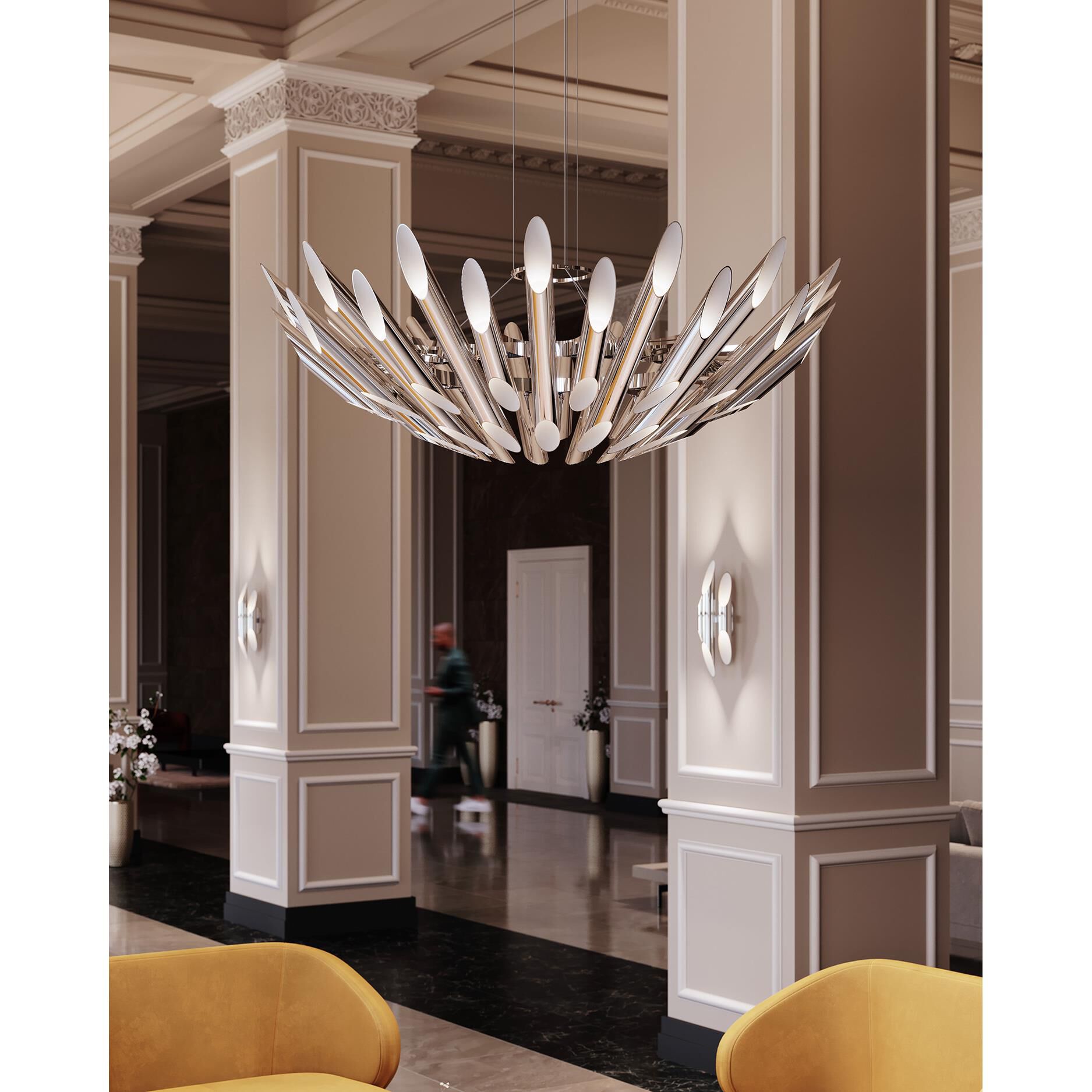 Chimes 48 Inch Large Pendant by SONNEMAN