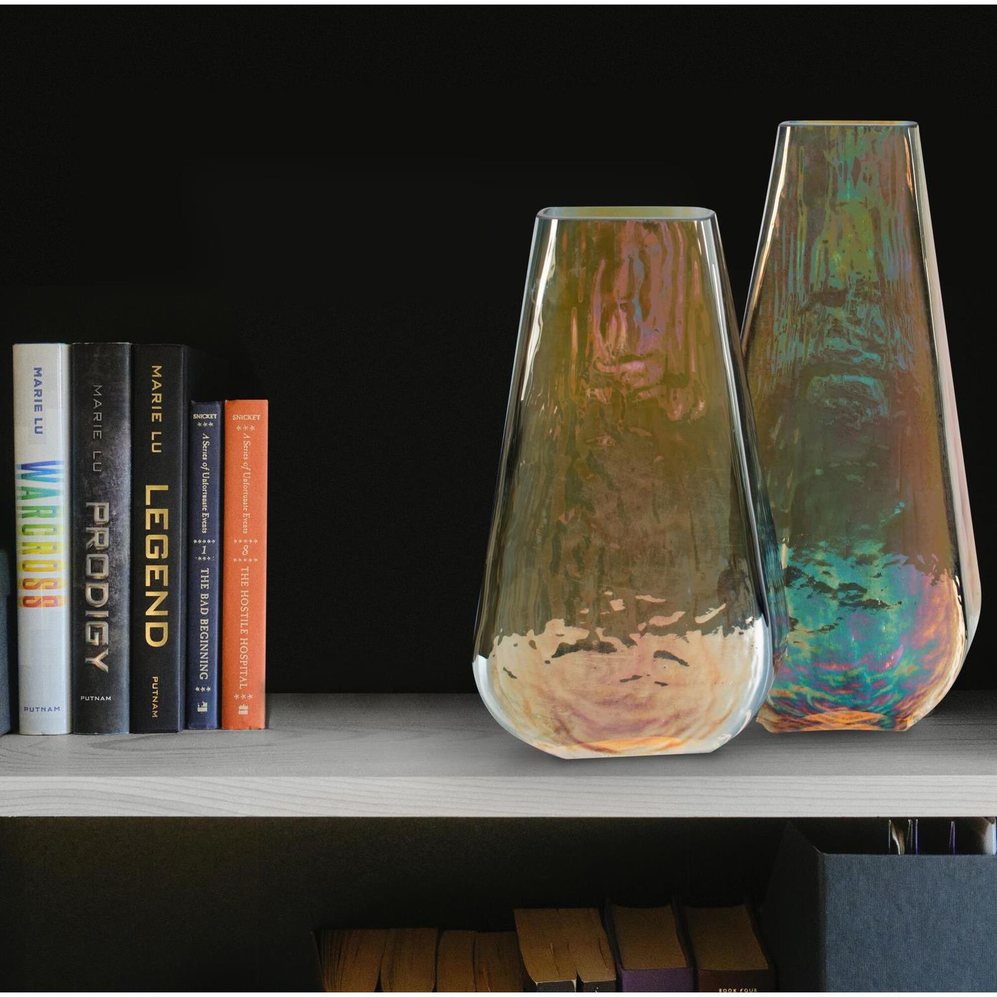 Shown in Iridescent finish