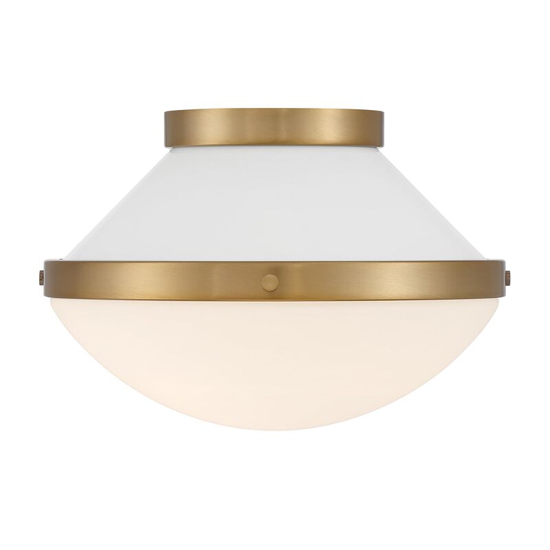 Xander 12 Inch Semi Flush Mount by Crystorama - Clearance