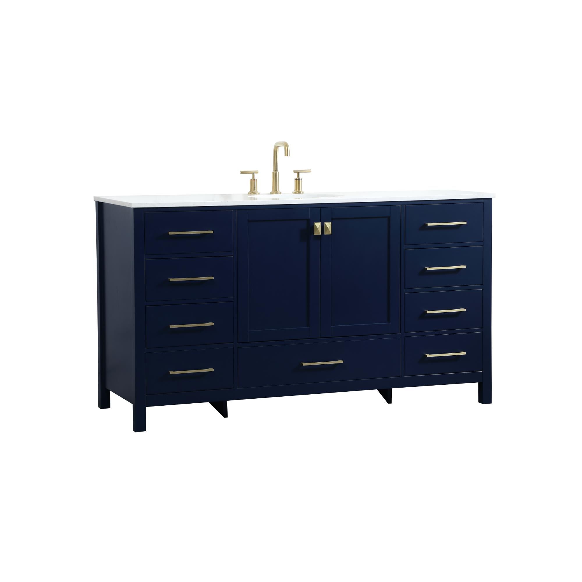 Shown in Blue finish