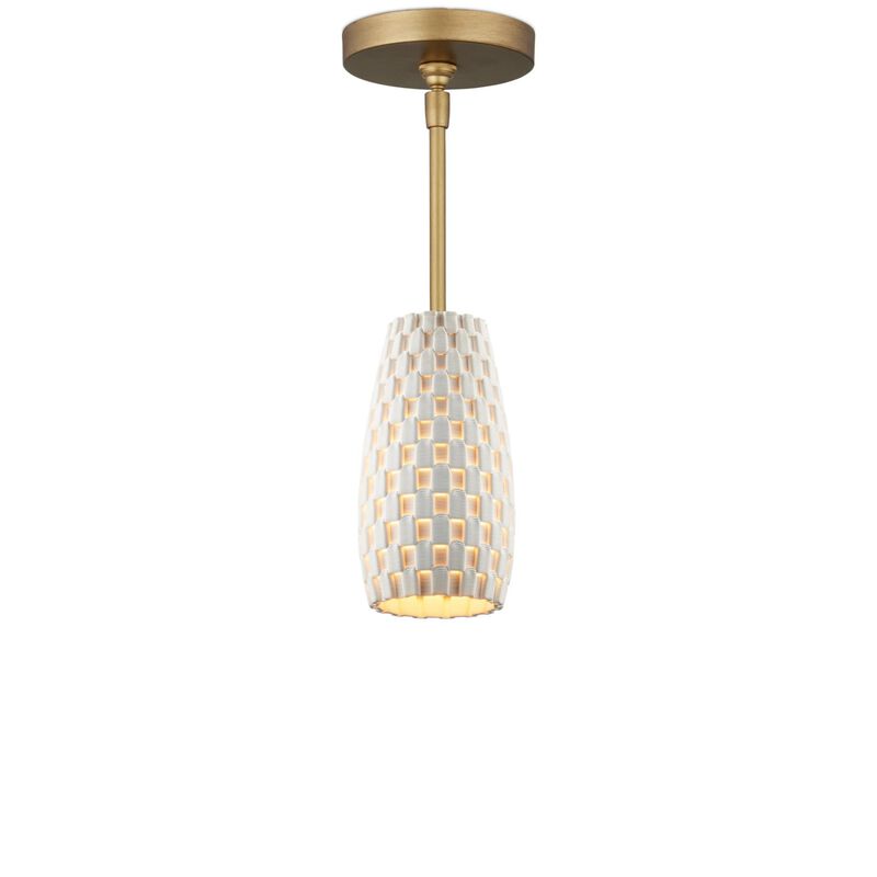 Tessitura 11 Inch Mini Pendant by Currey & Company