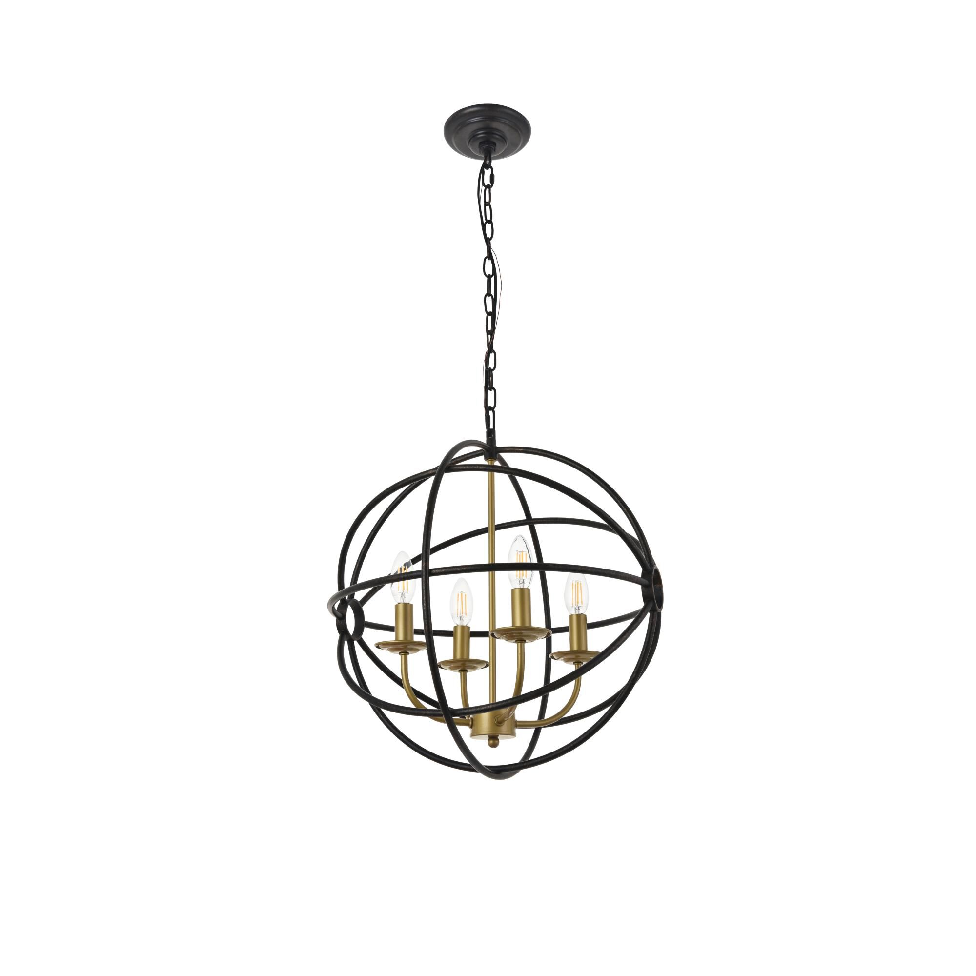 Octavia 18 Inch Large Pendant by Elegant Lighting