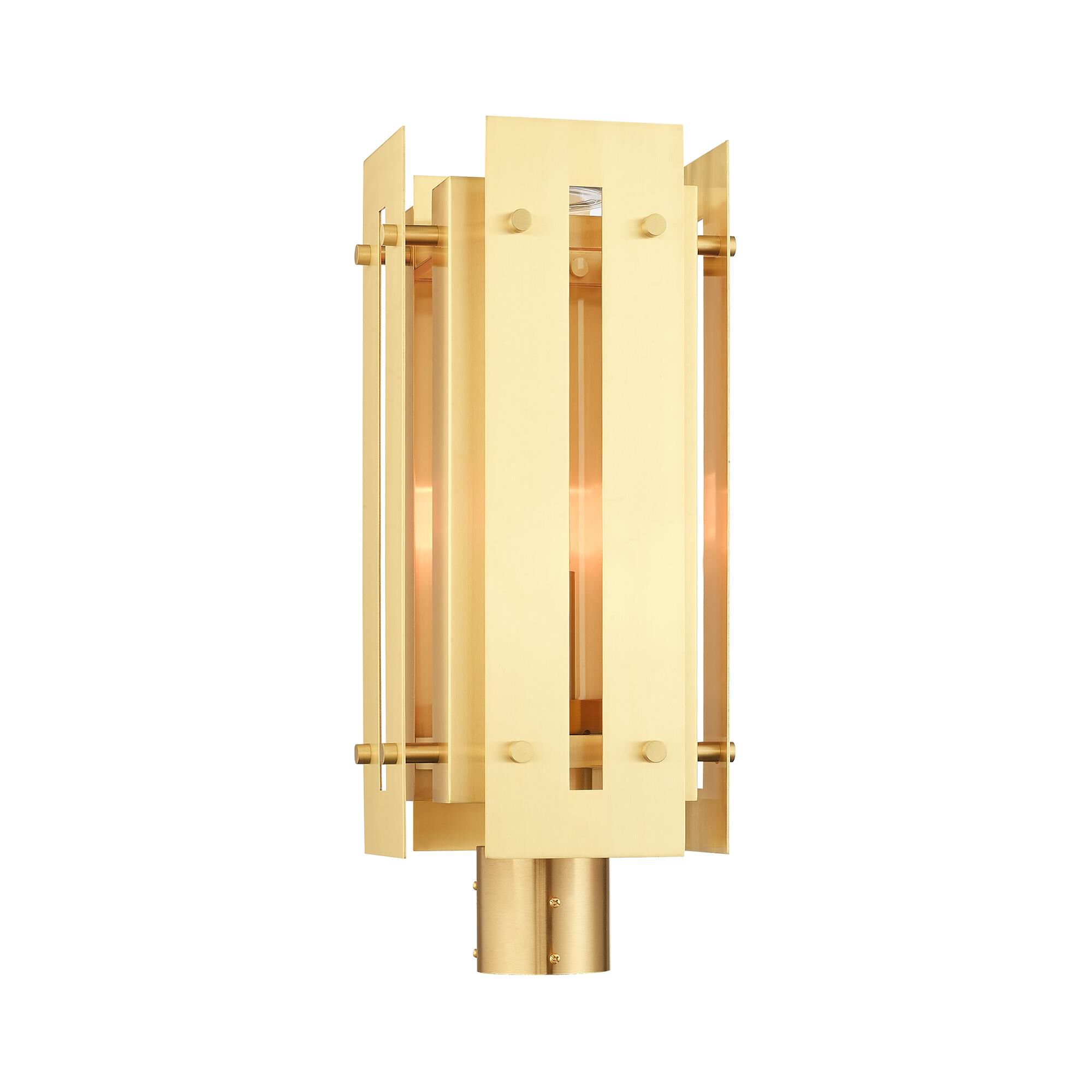 Shown in Satin Brass finish and Clear glass and Clear Glass shade