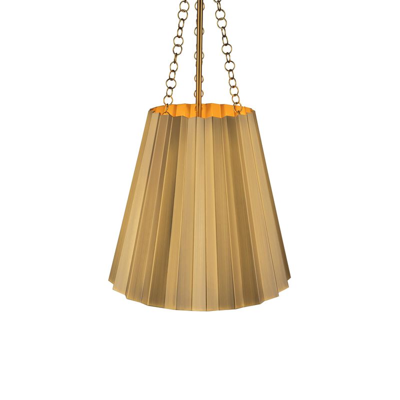 Plisse 21 Inch Pendant Light by Alora Mood