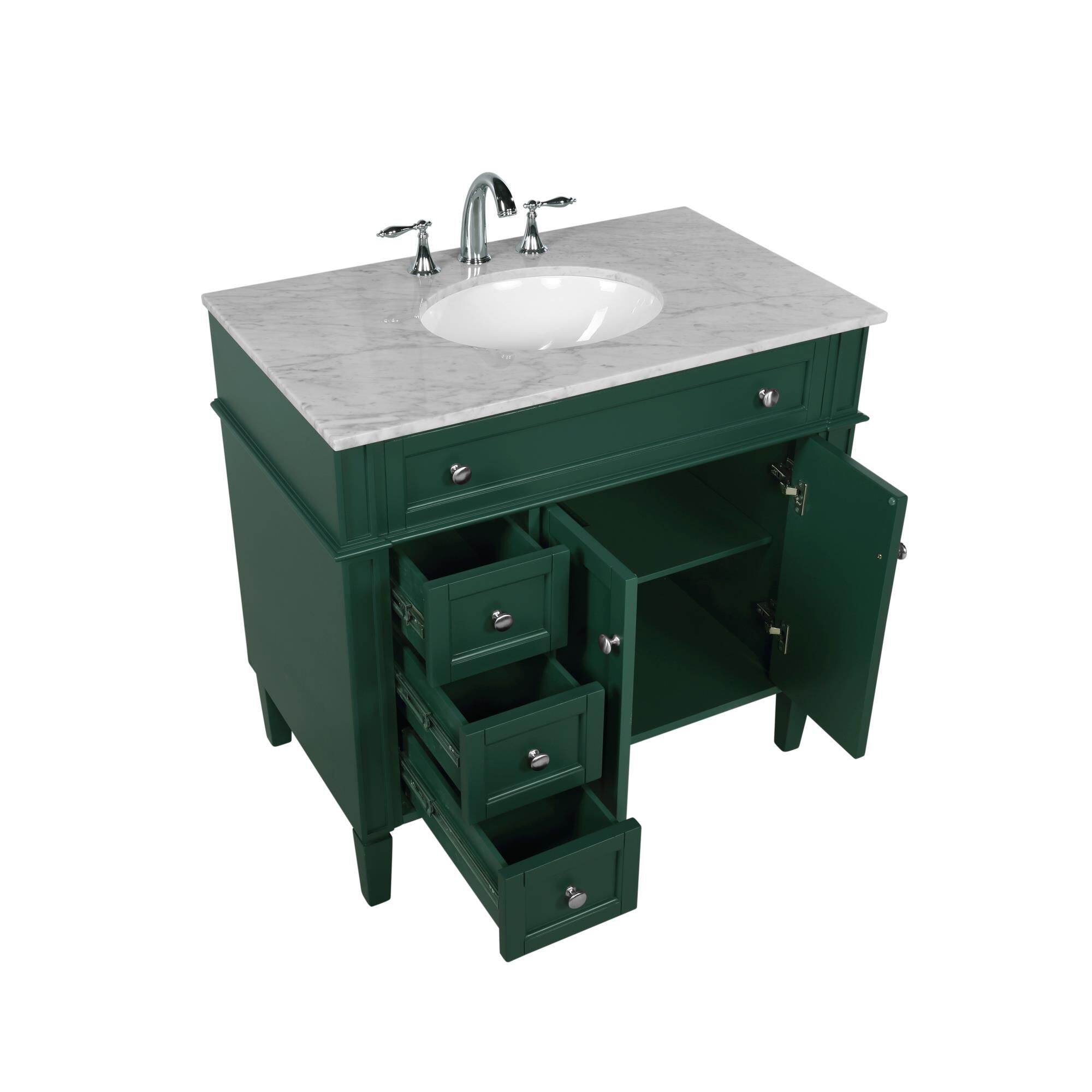 Shown in Green finish